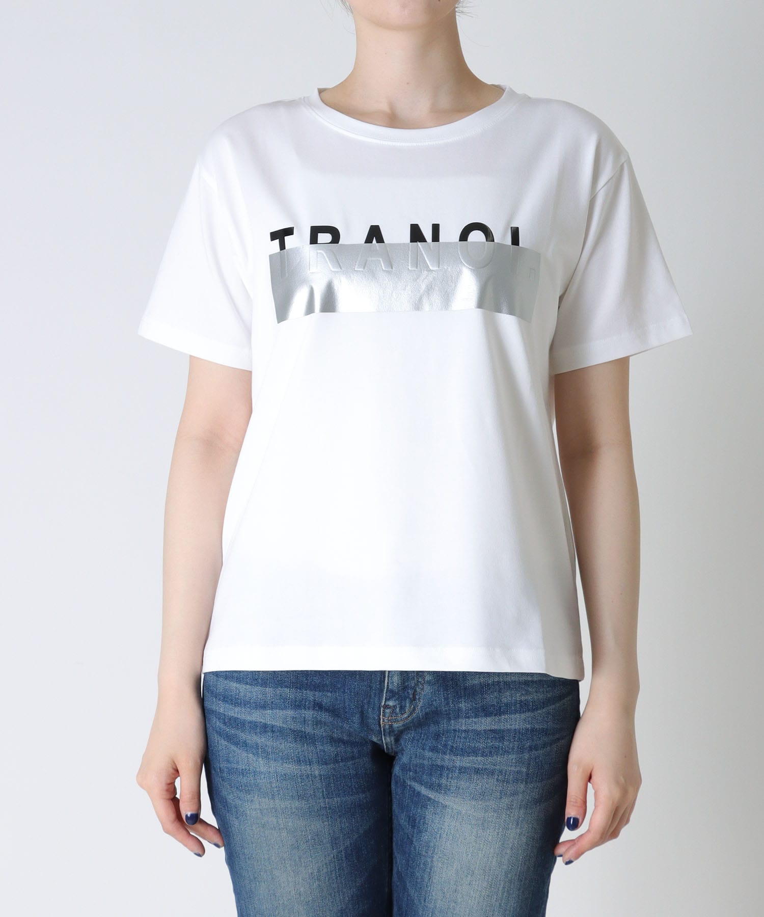 TRANOIプリントTシャツ