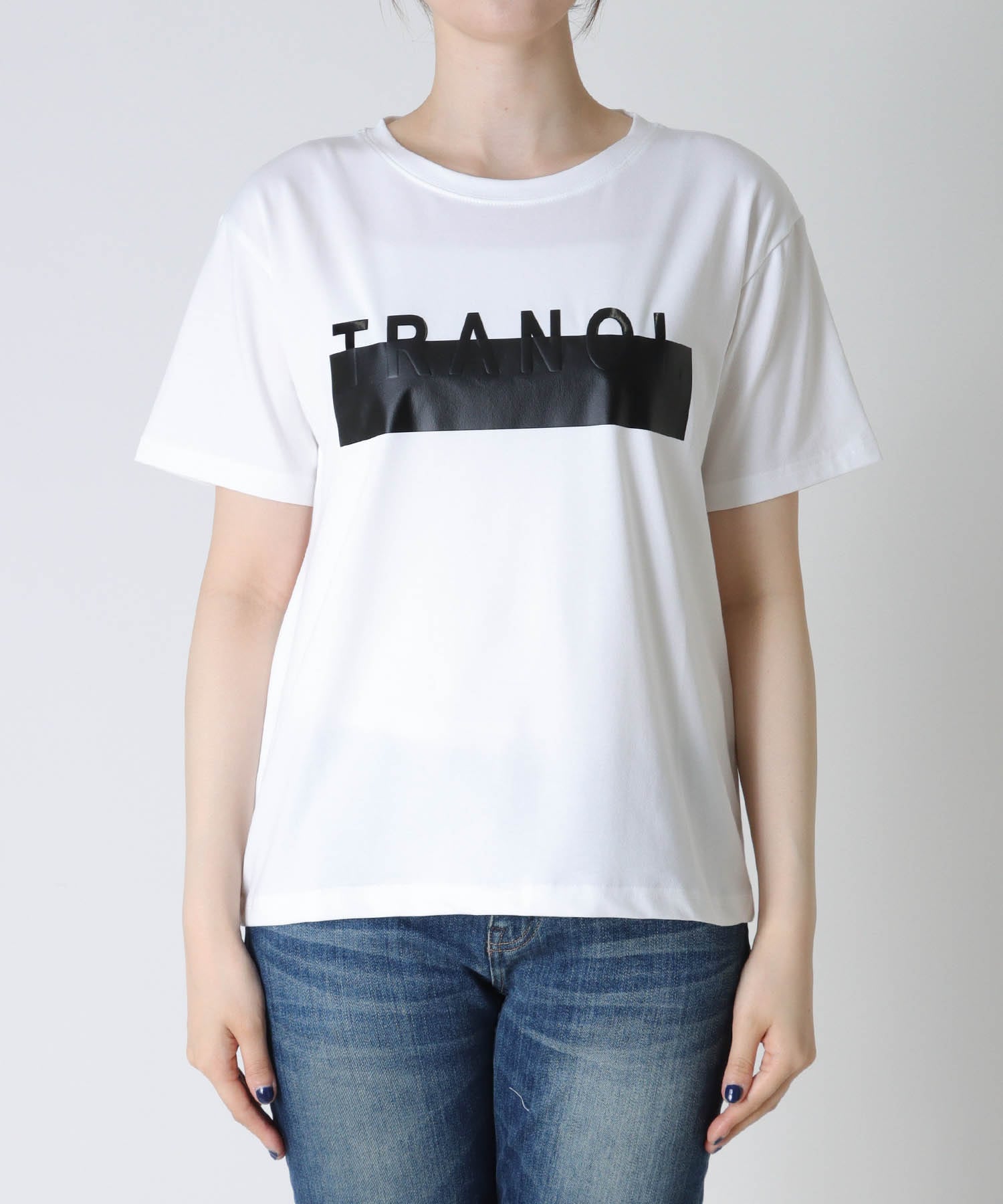 TRANOIプリントTシャツ