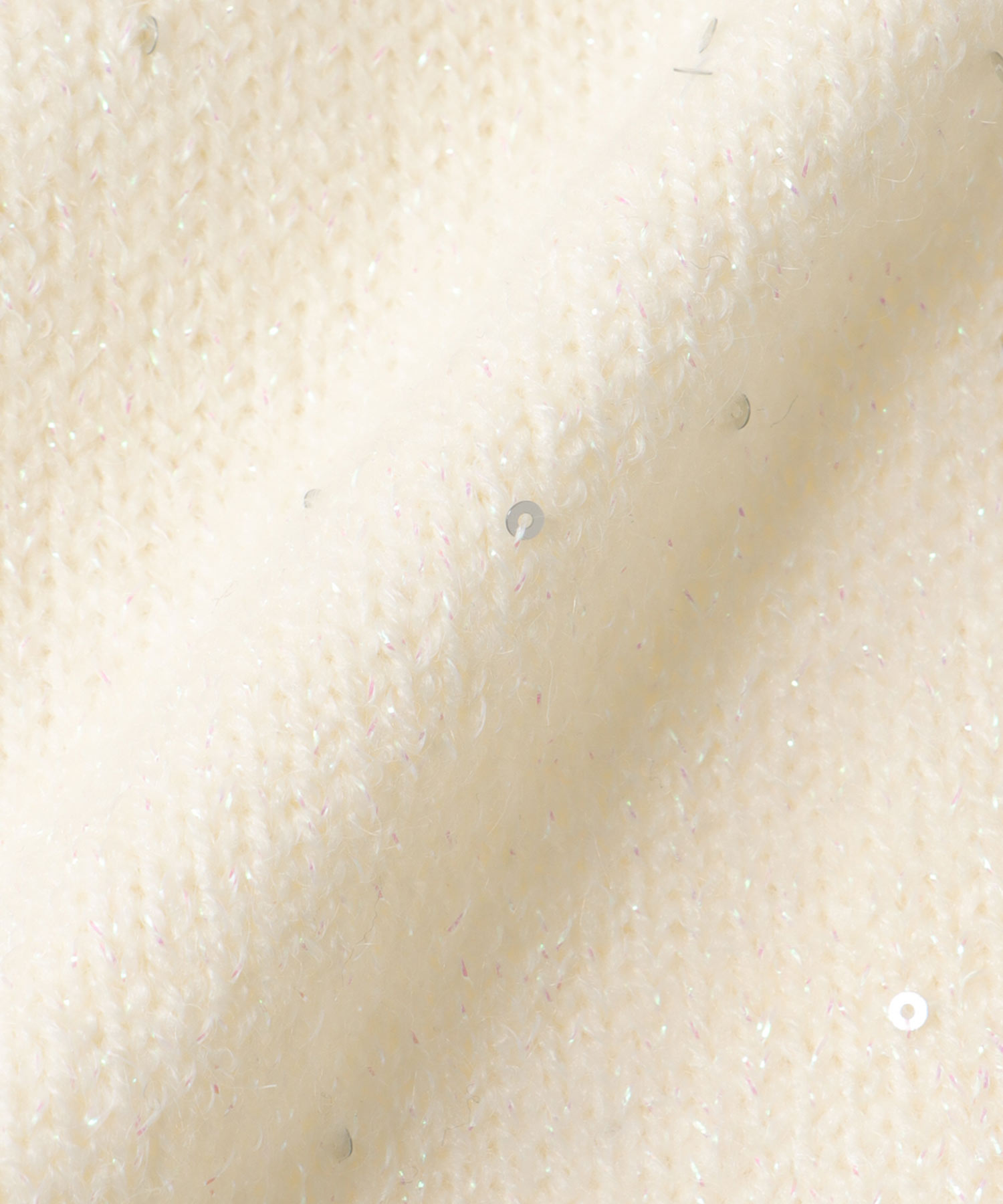 スパンコールラメカーディガン