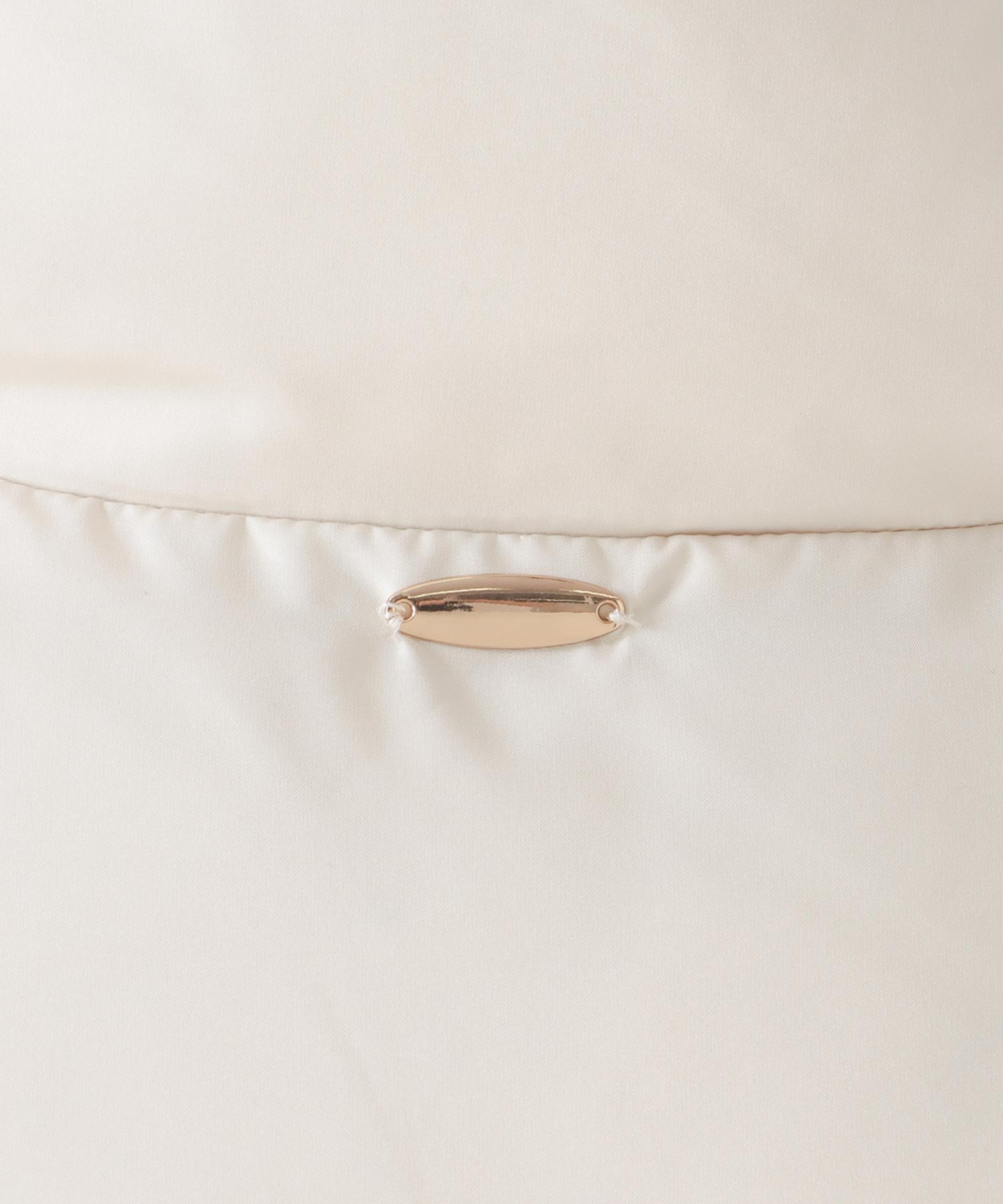 ツィード×タフタ ダウンジャケット