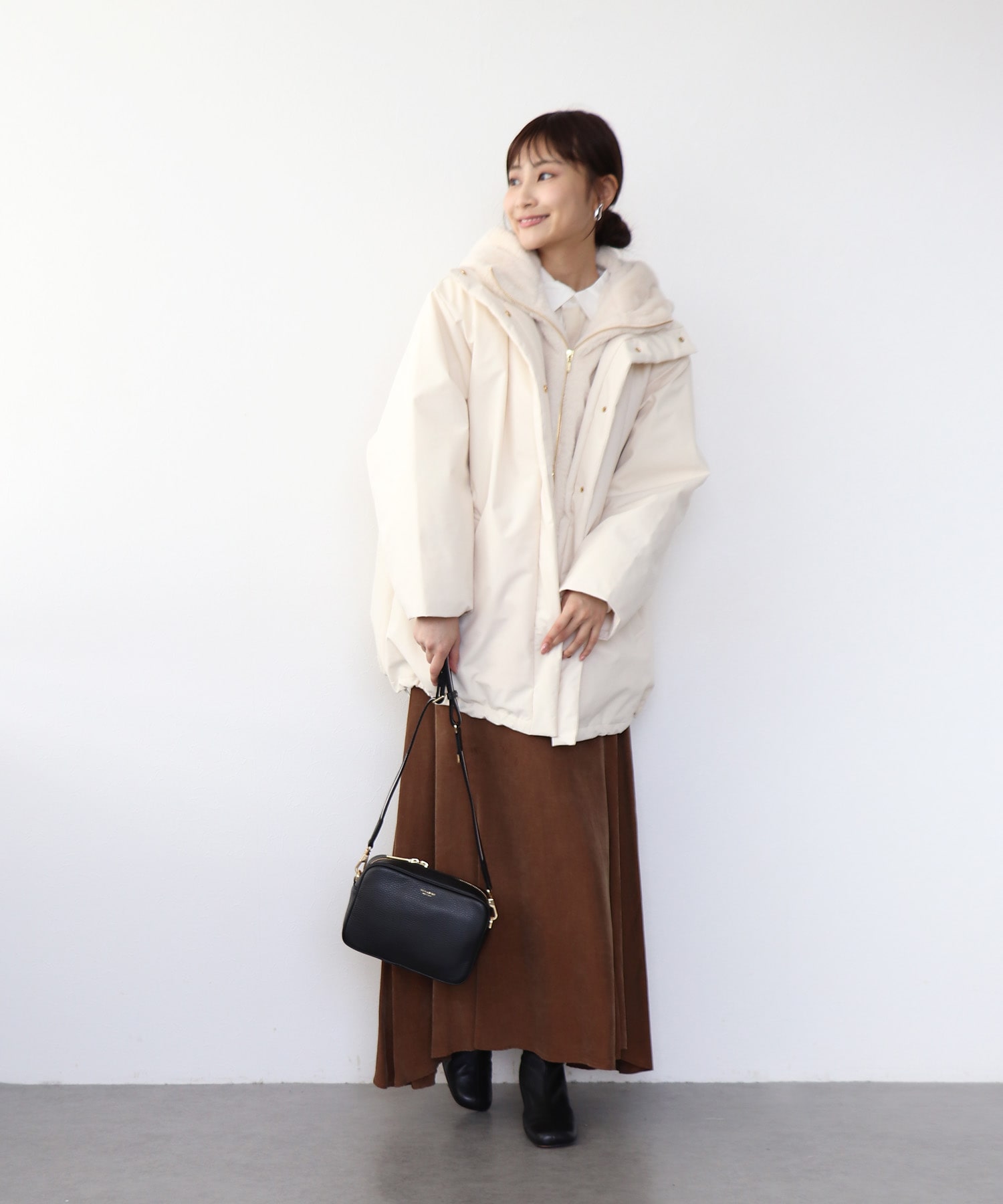 ステッチレス ライナー付きダウンジャケット