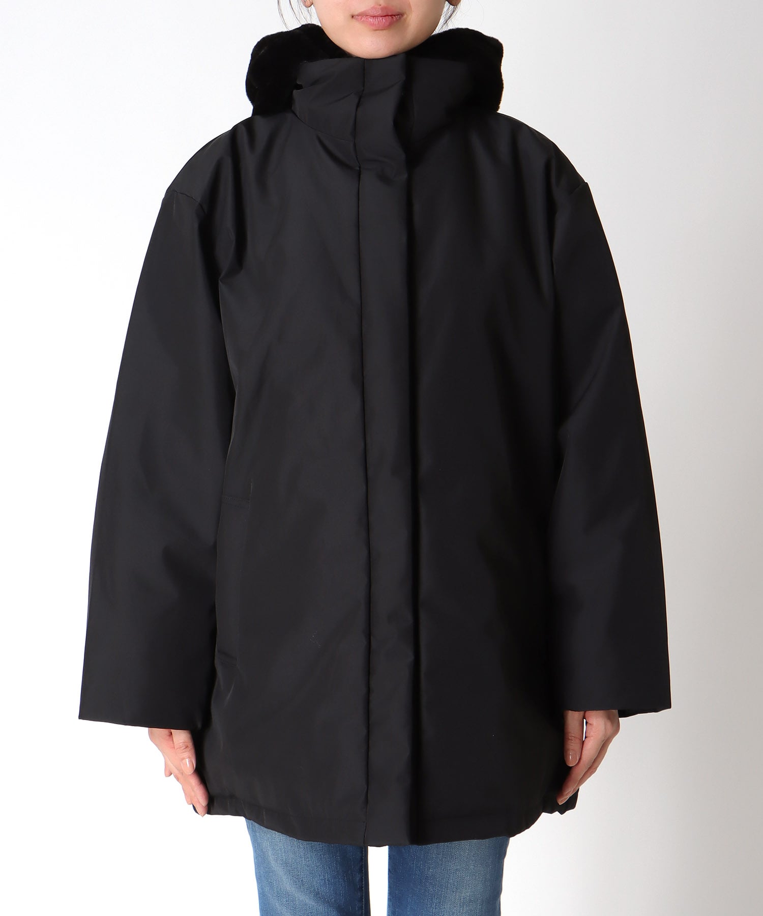 ステッチレス ライナー付きダウンジャケット