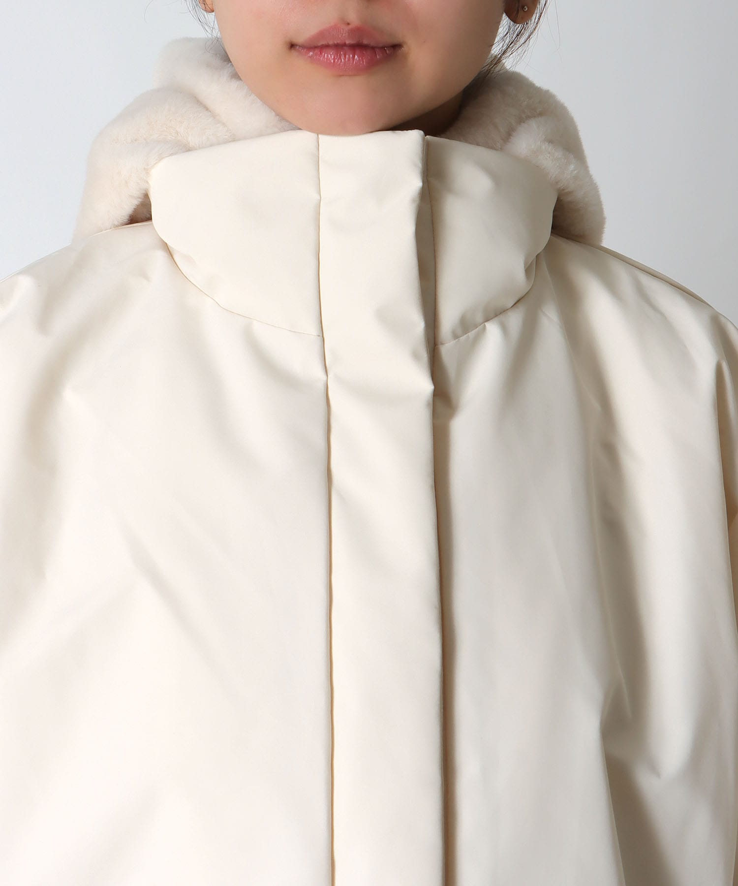 ステッチレス ライナー付きダウンジャケット