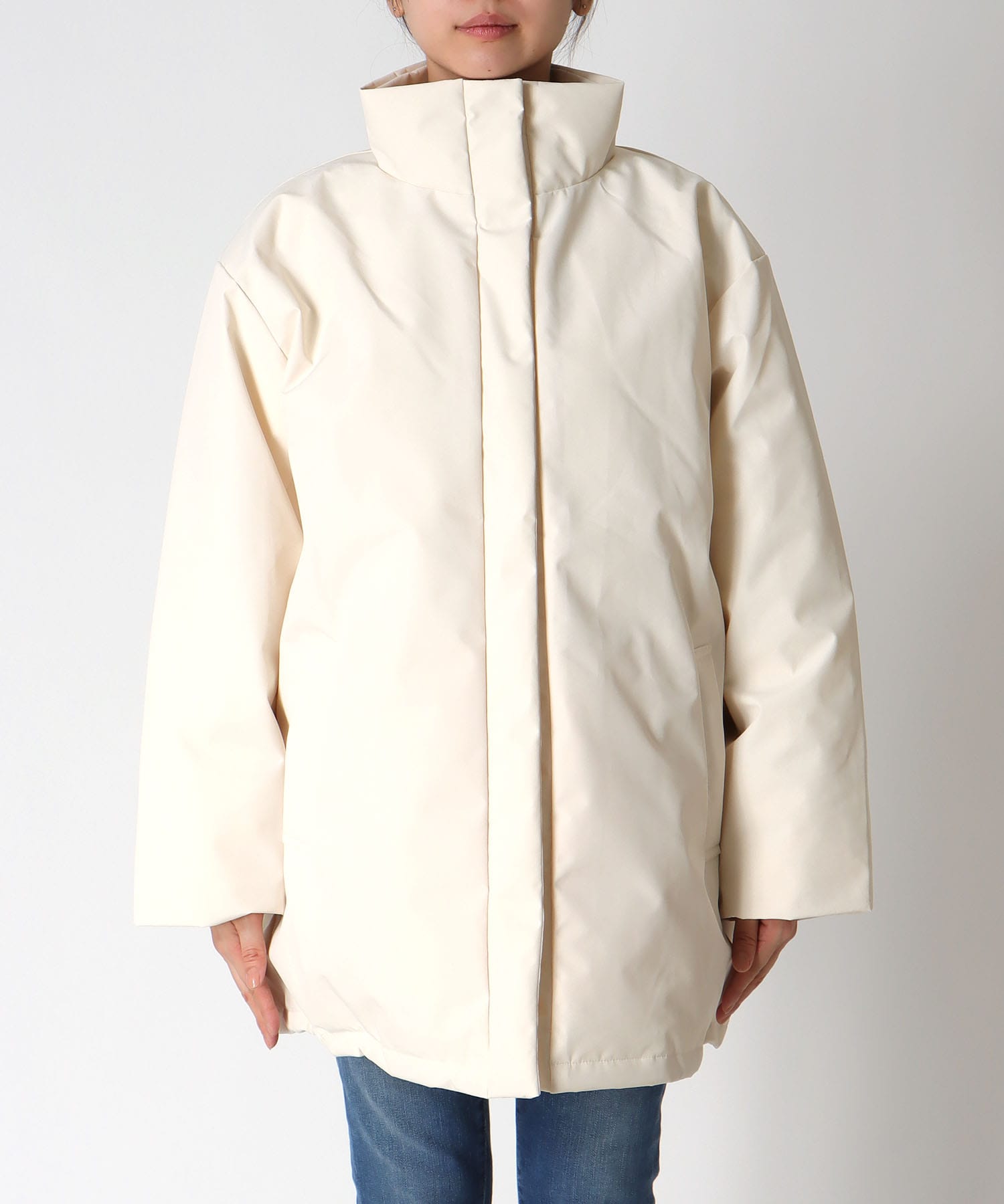 ステッチレス ライナー付きダウンジャケット