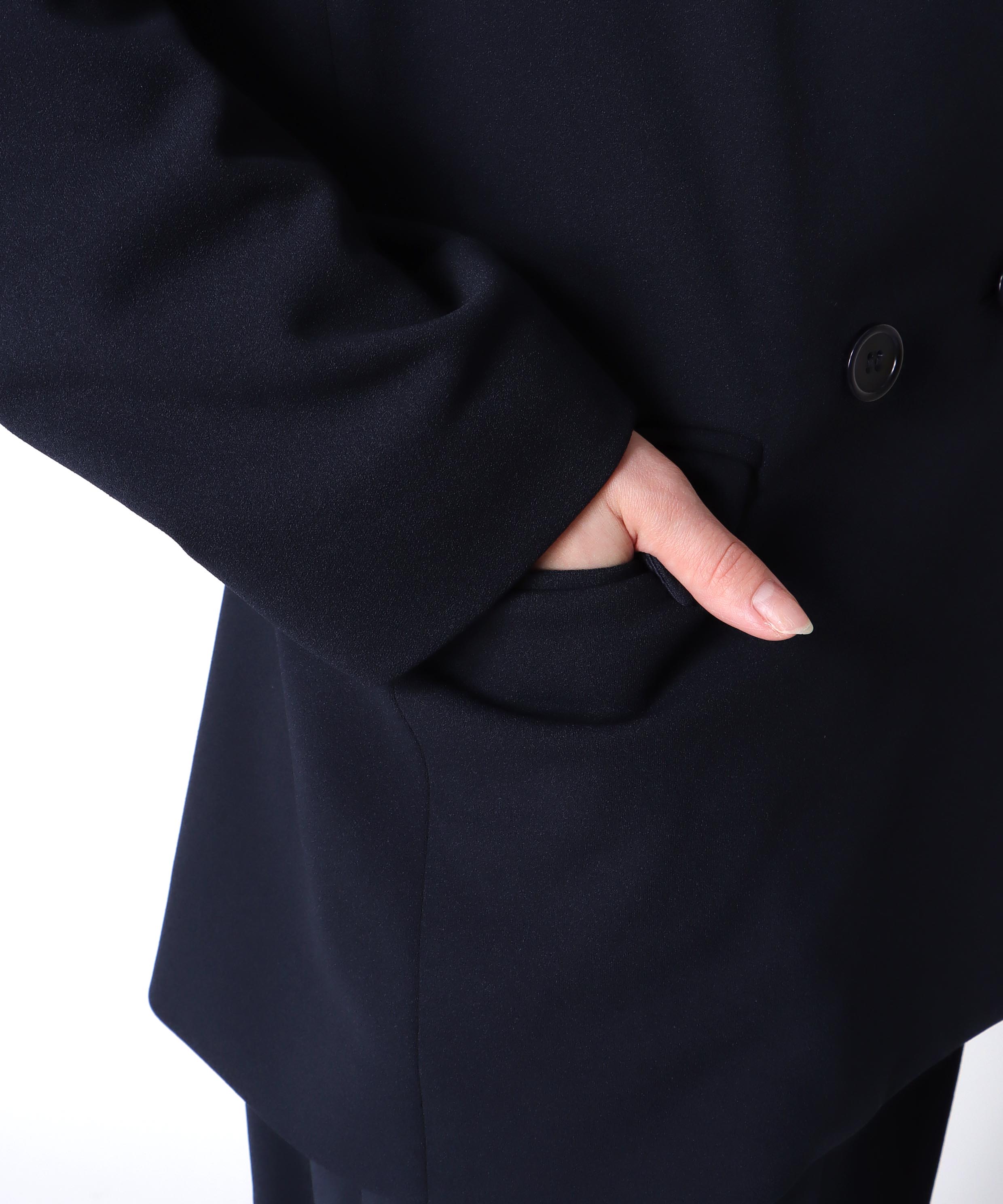 ハイストレッチジョーゼットダブルジャケット