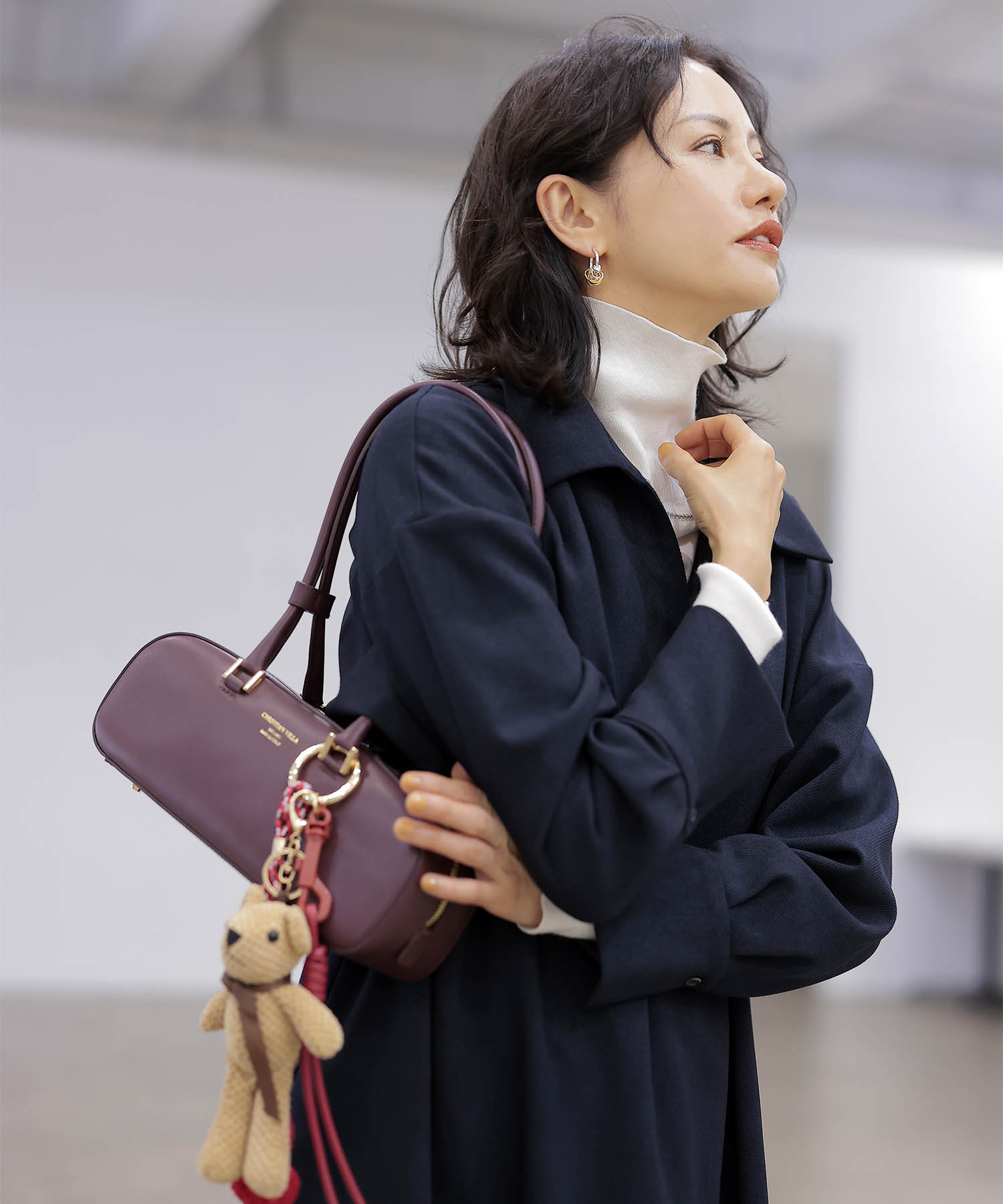 【8月28日予約販売】着回し力抜群 メランジ2wayカルゼ万能ワンピ【WEB限定】