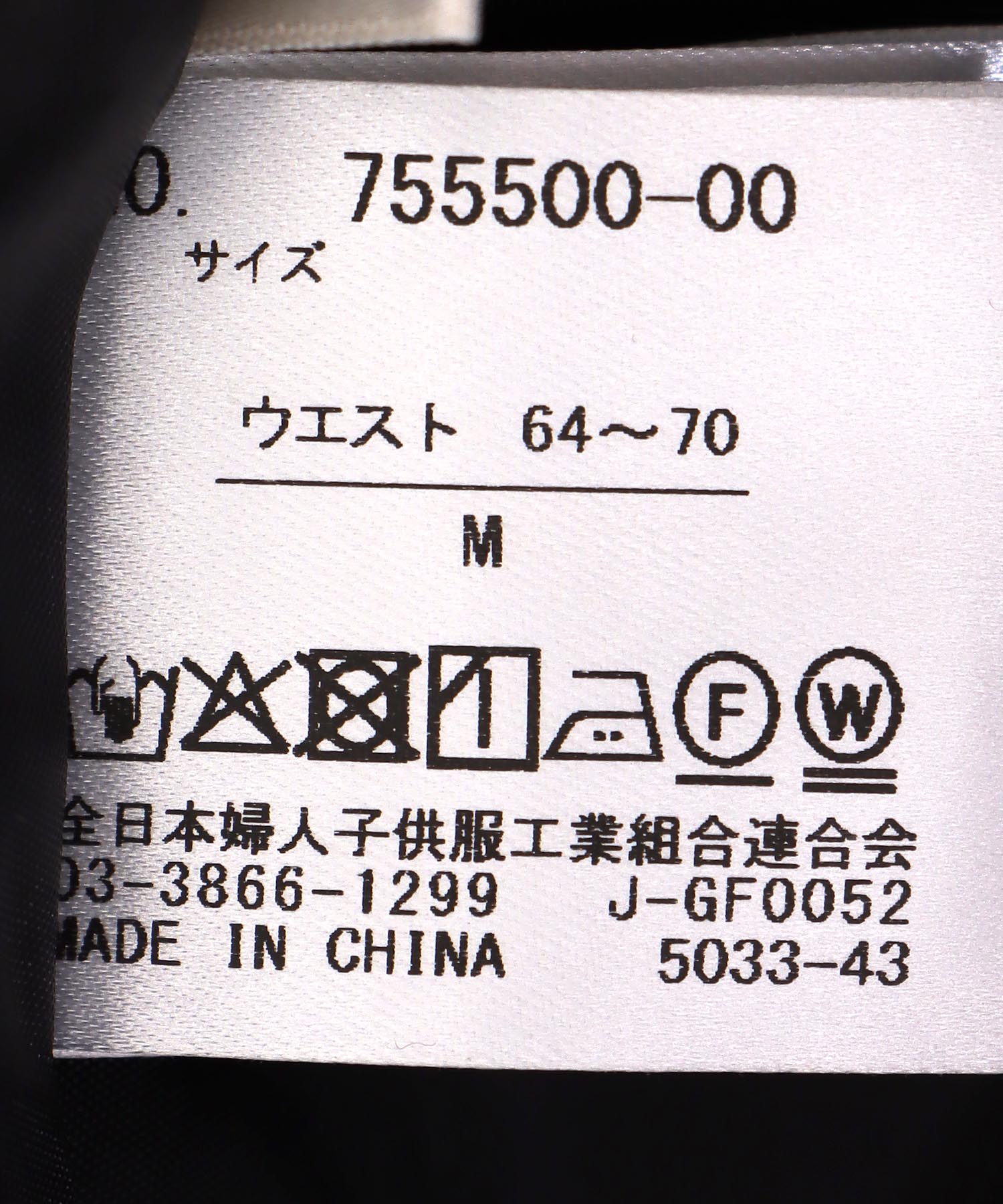 リネンストライプラップ風スカート【同素材トップス有】