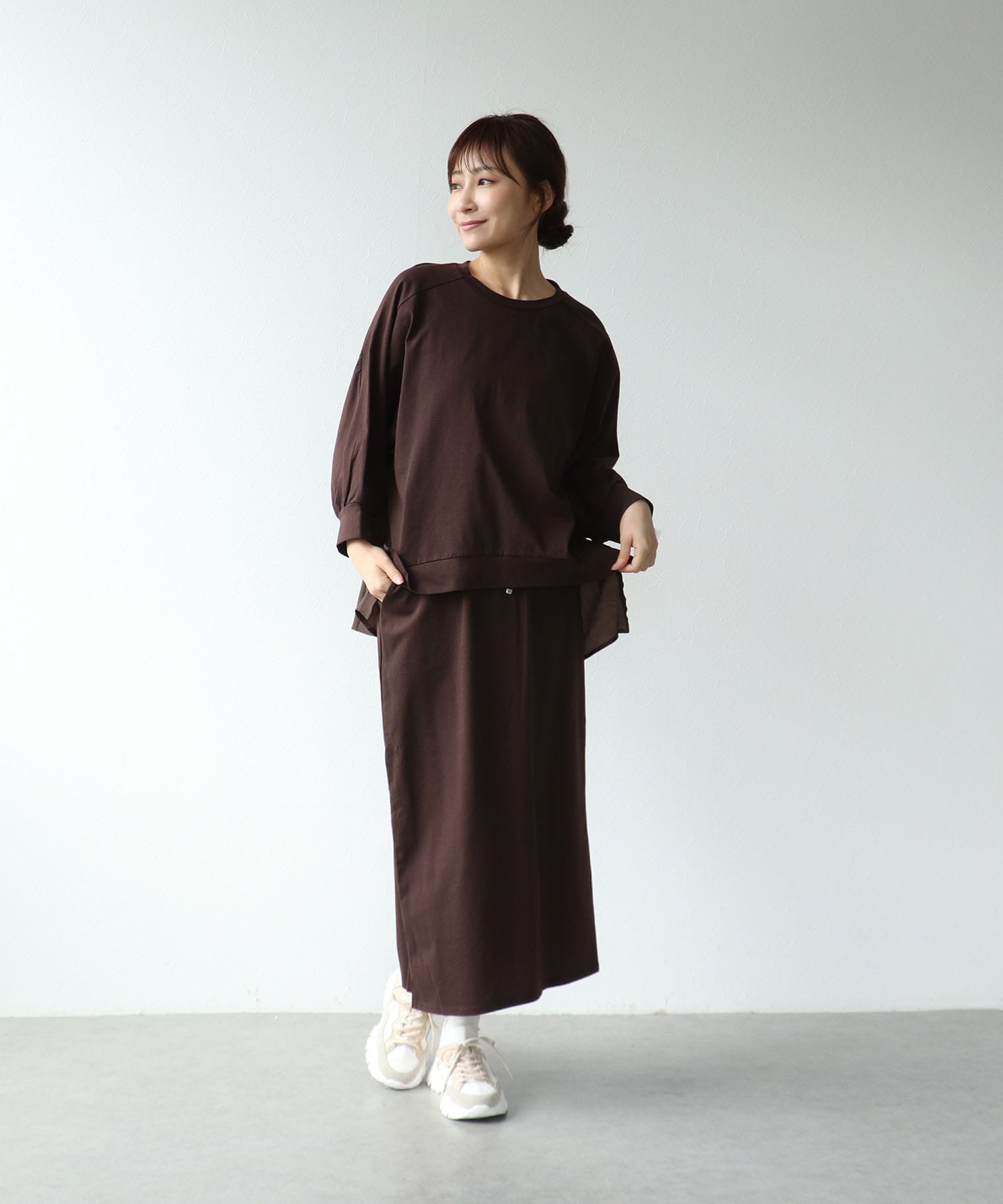 MVS天竺ロングスカート