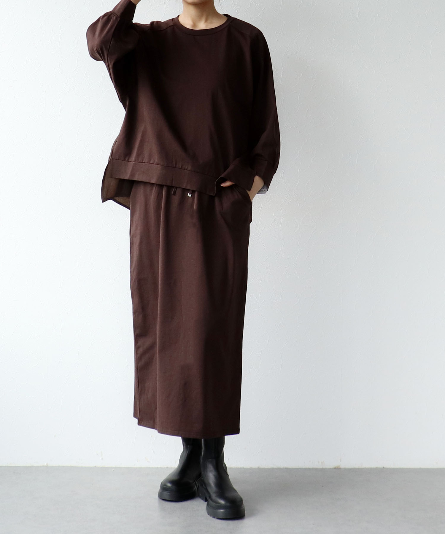 MVS天竺ロングスカート