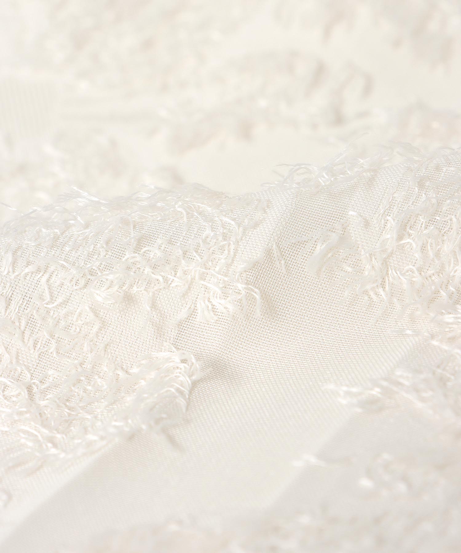 カットジャガードワイドパンツ