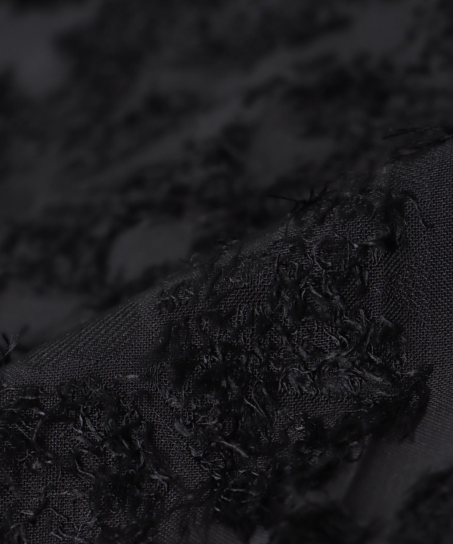 カットジャガードワイドパンツ