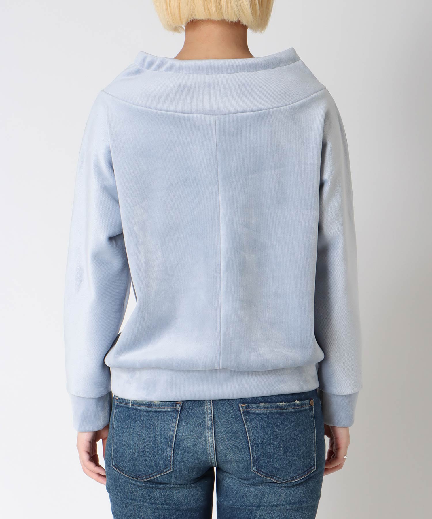 もちふわリブジャージープルオーバー