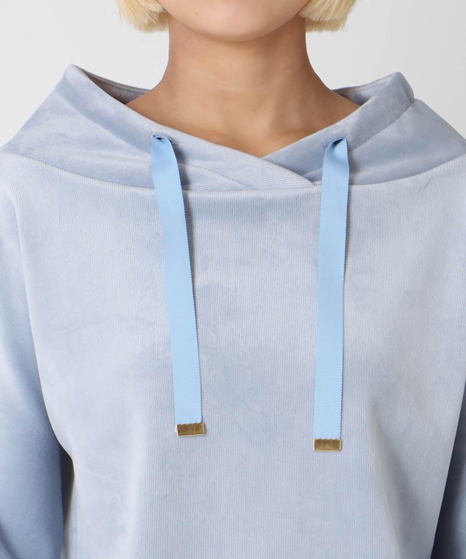 もちふわリブジャージープルオーバー