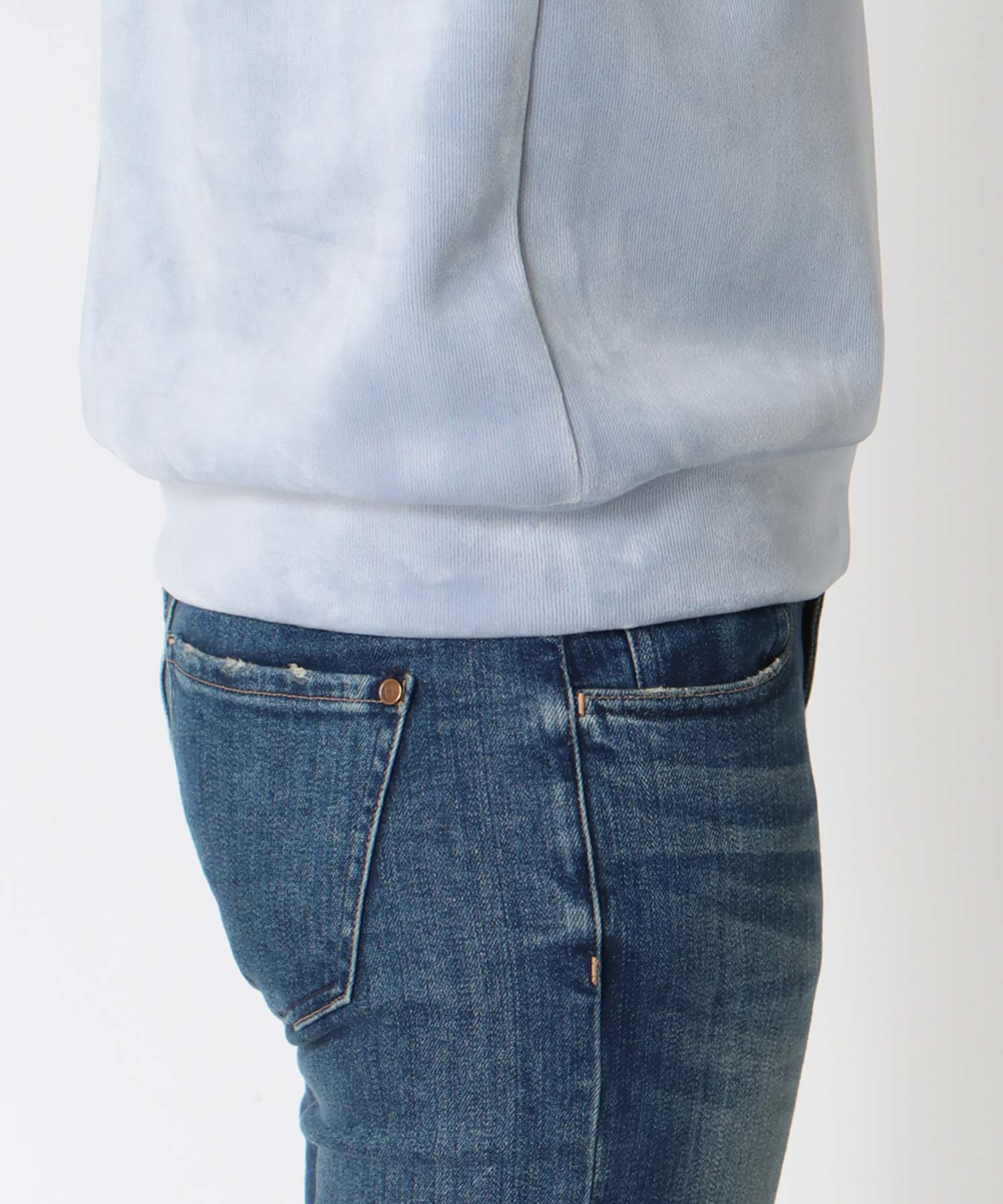 もちふわリブジャージープルオーバー