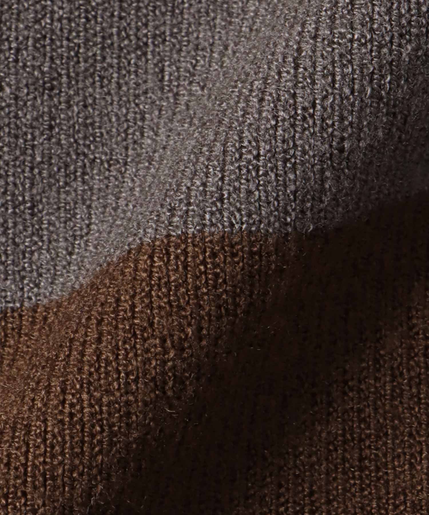 強撚ニットポロトップス