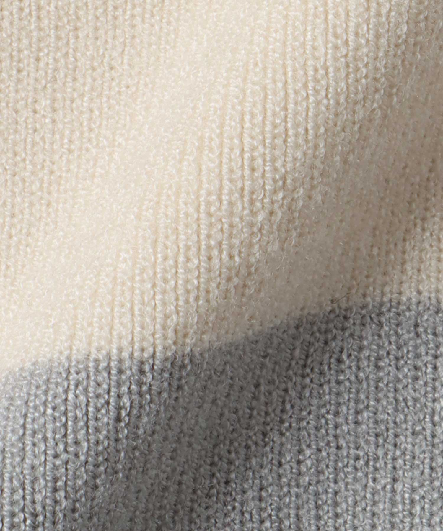 強撚ニットポロトップス