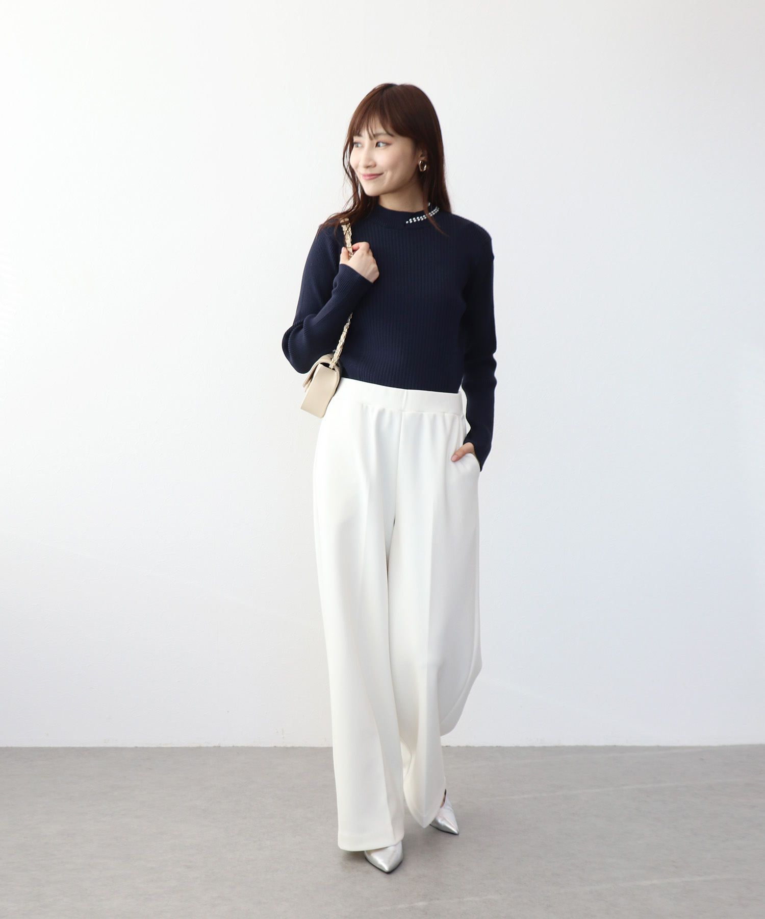 ビスコース強撚ニット