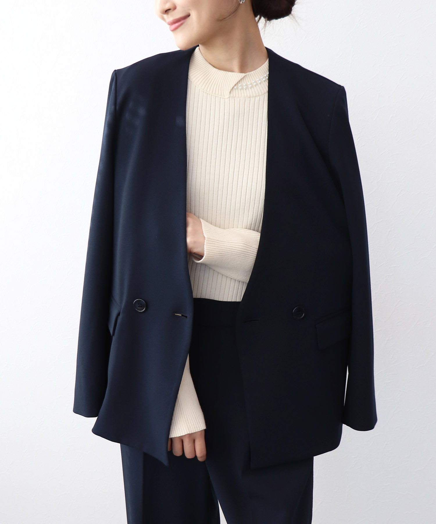 ビスコース強撚ニット