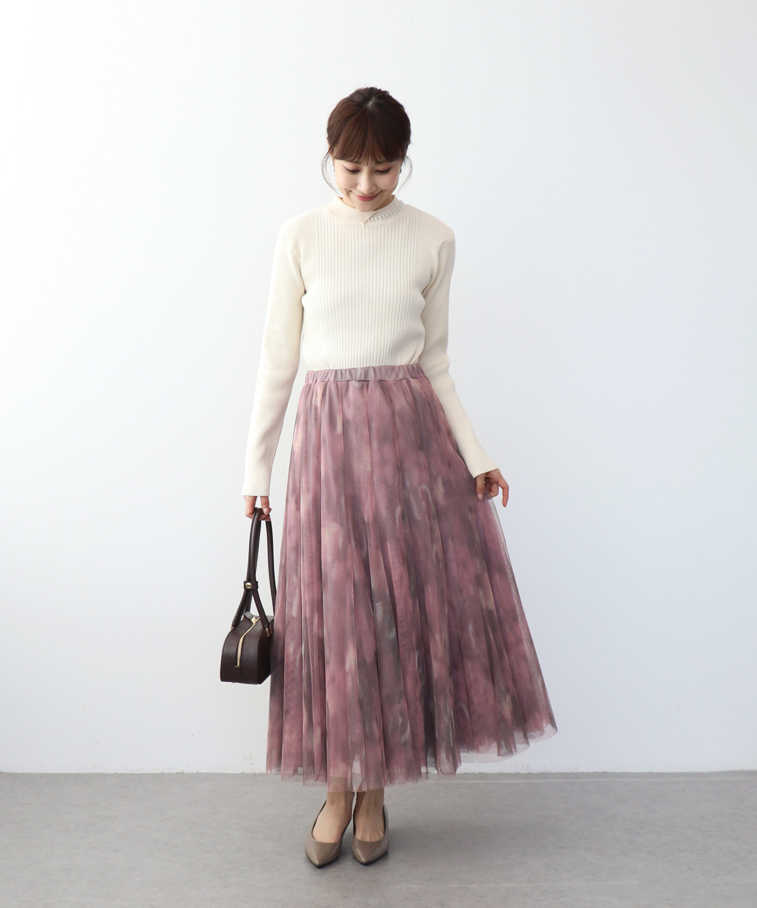 ビスコース強撚ニット