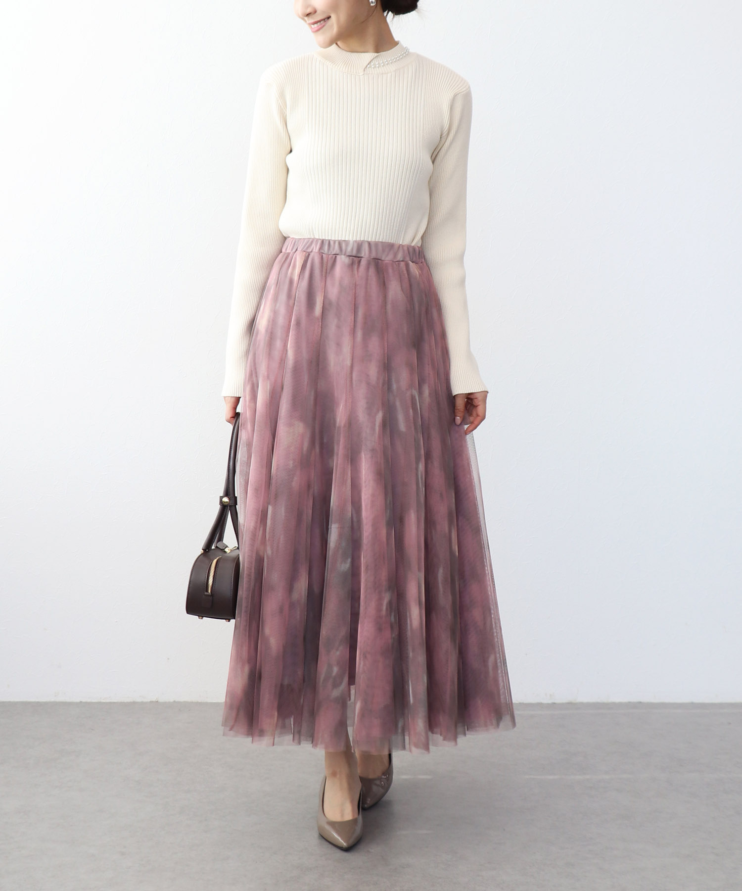 ビスコース強撚ニット