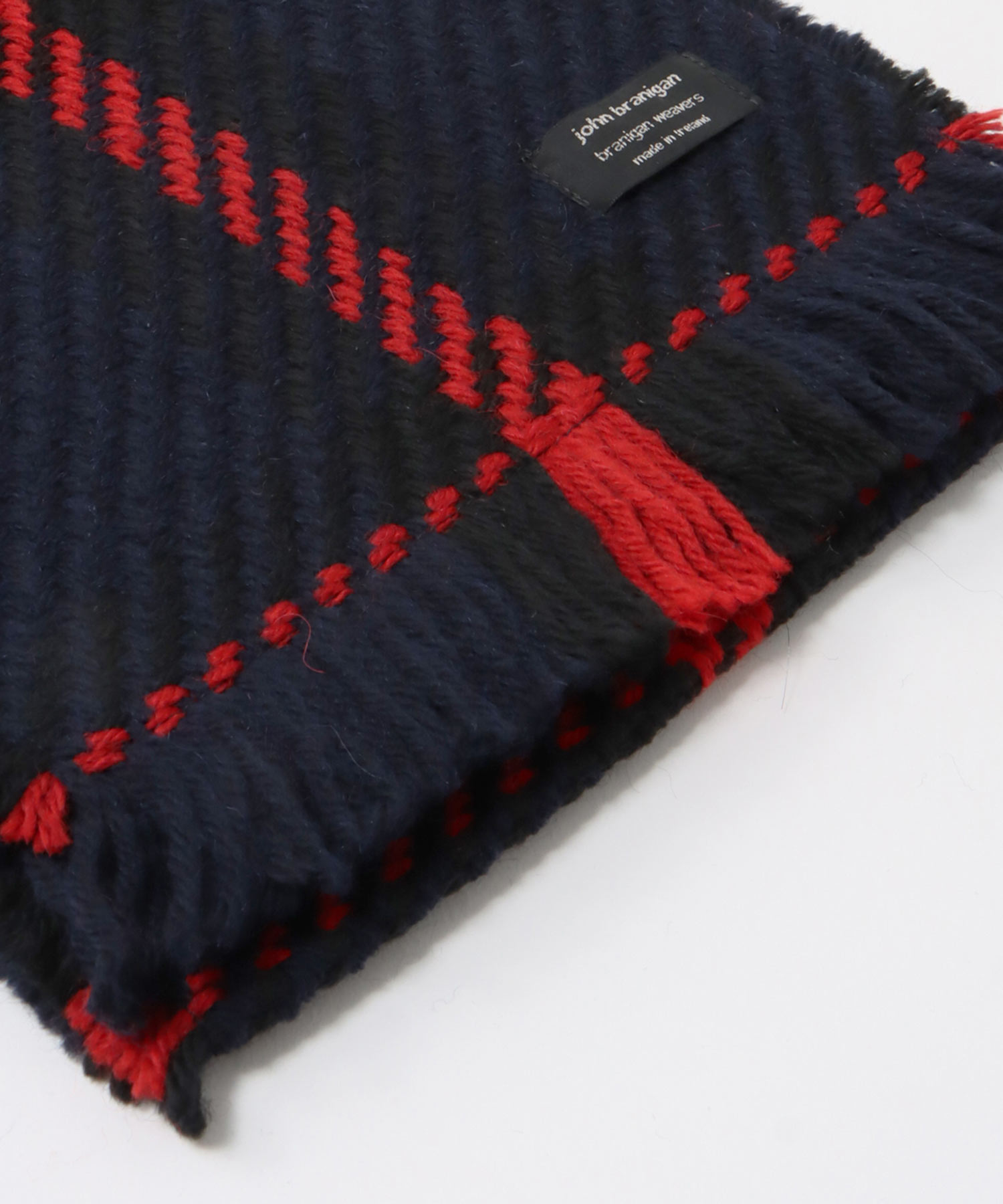 kells Navyストール【John Branigan/ジョン ブラニガン】