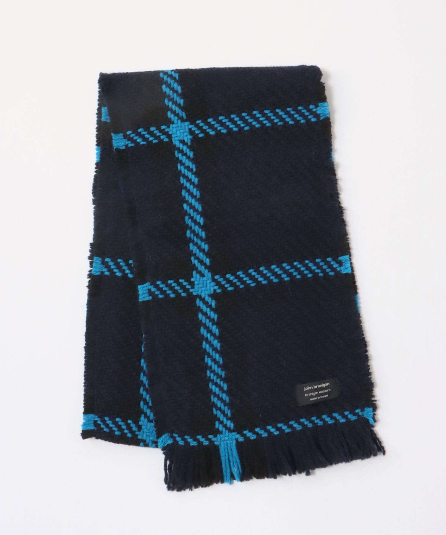 kells Navyストール【John Branigan/ジョン ブラニガン】