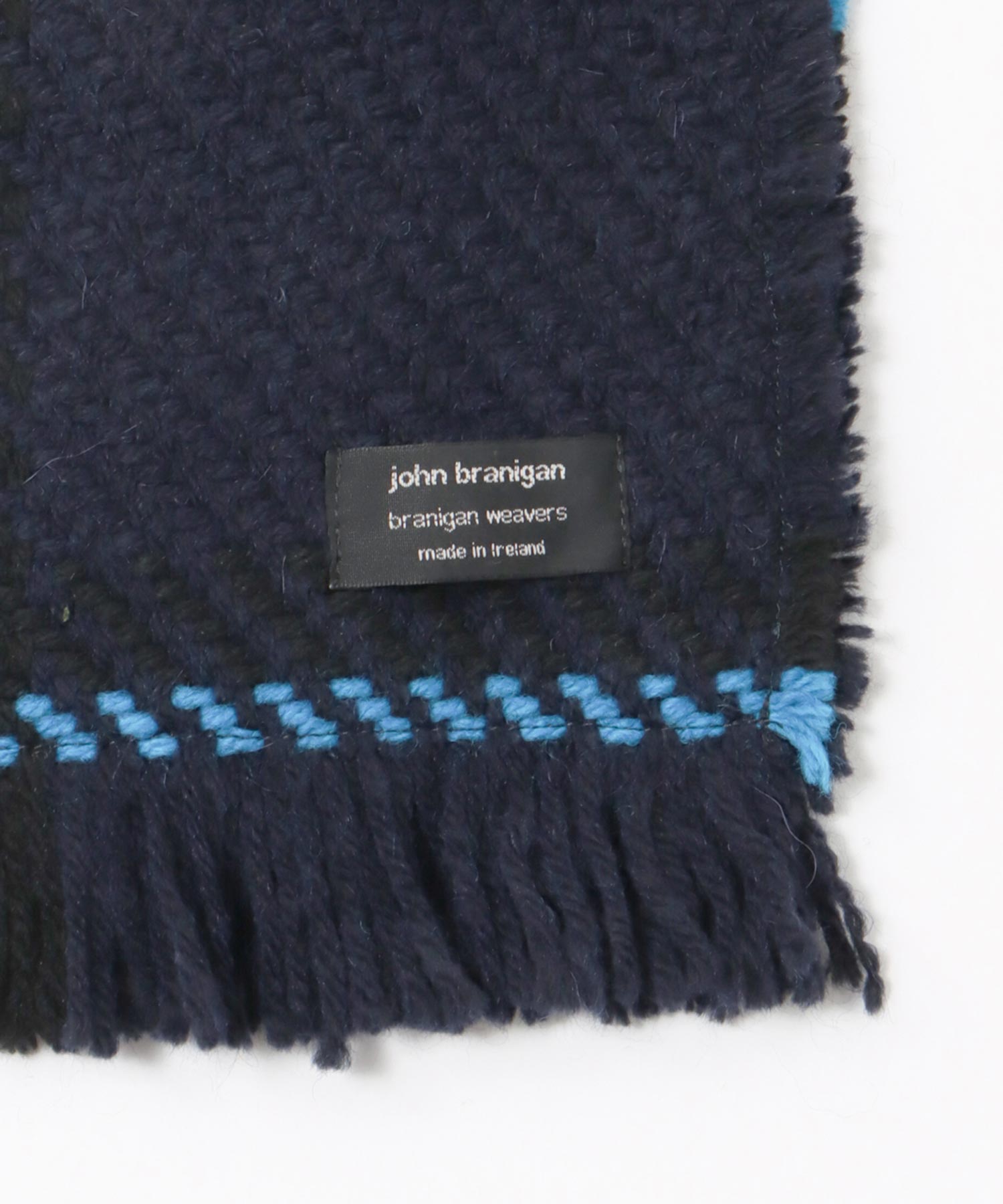 kells Navyストール【John Branigan/ジョン ブラニガン】