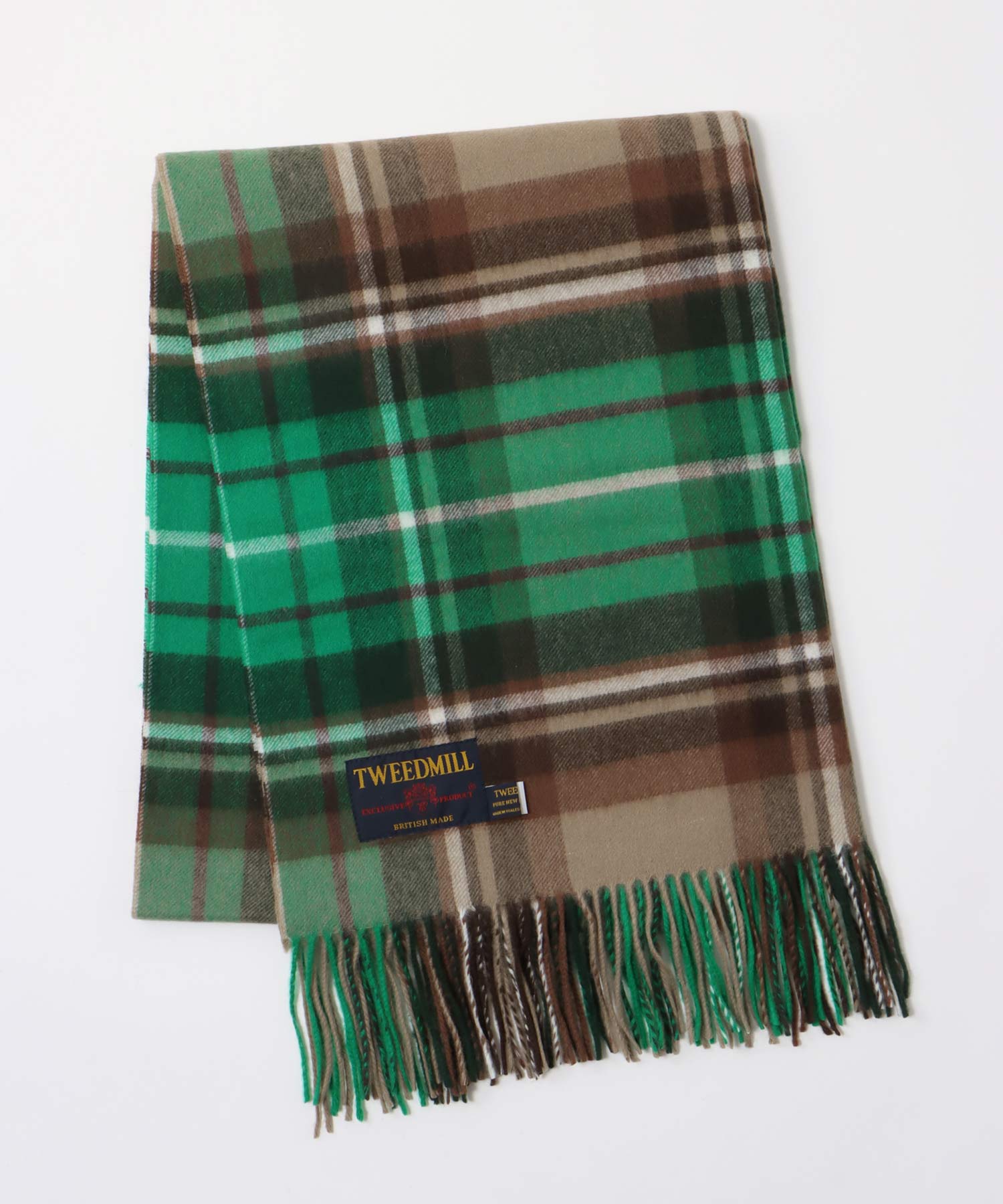 ウール大判ストール【TWEEDMILL/ツィードミル】