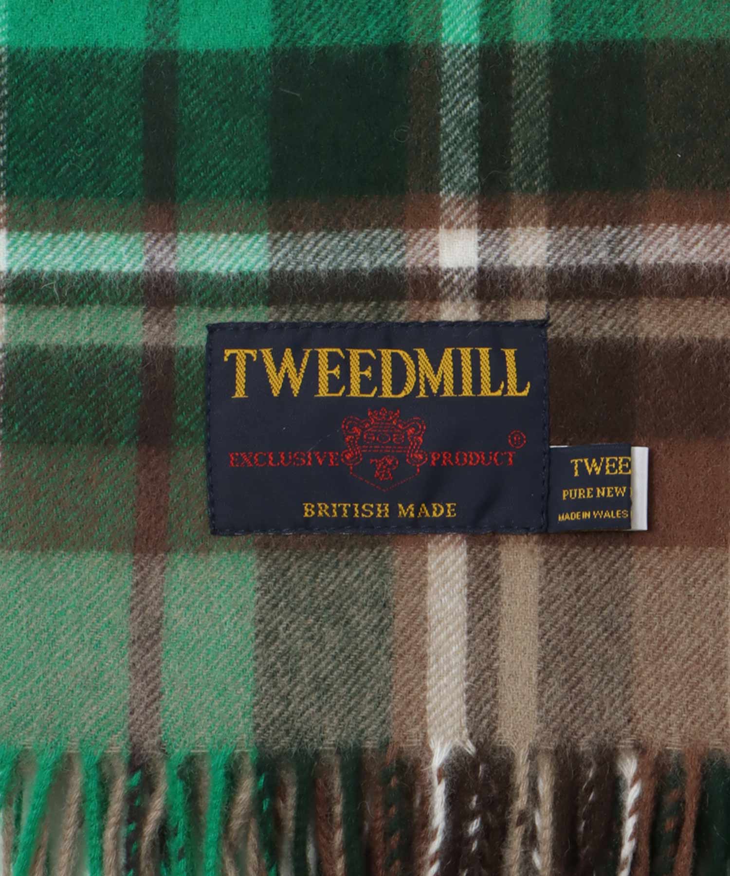 ウール大判ストール【TWEEDMILL/ツィードミル】