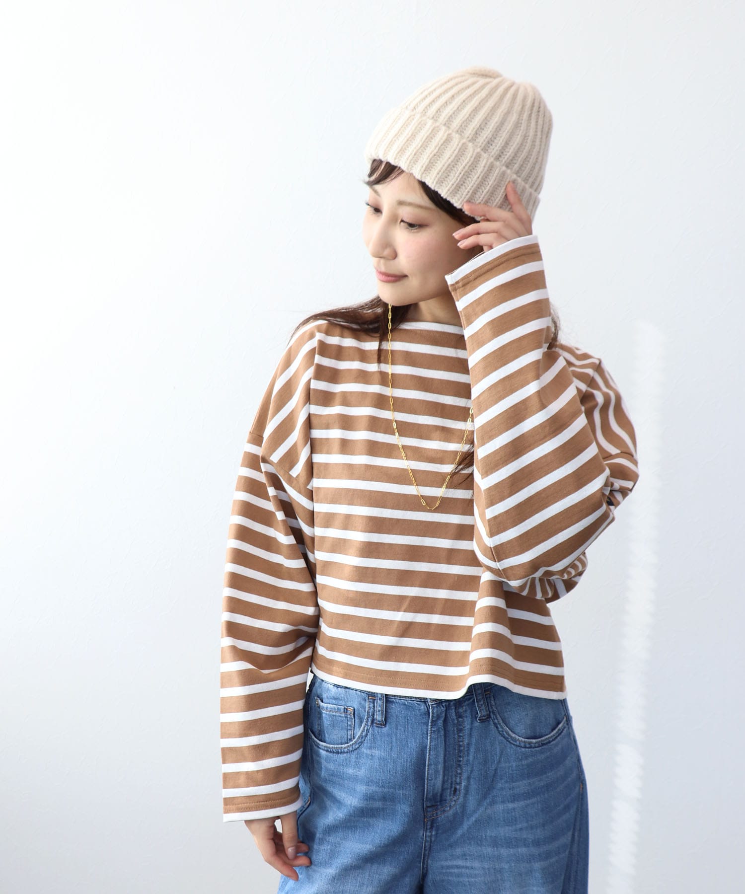 Rib GOLD CHAIN BOBCAP【コージー/COSY】