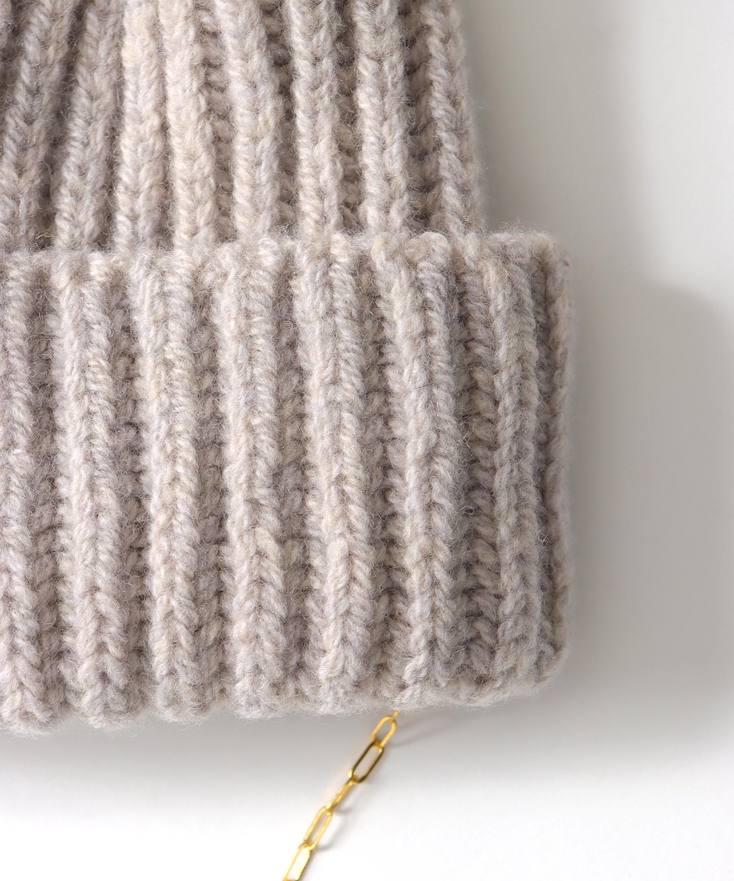 Rib GOLD CHAIN BOBCAP【コージー/COSY】