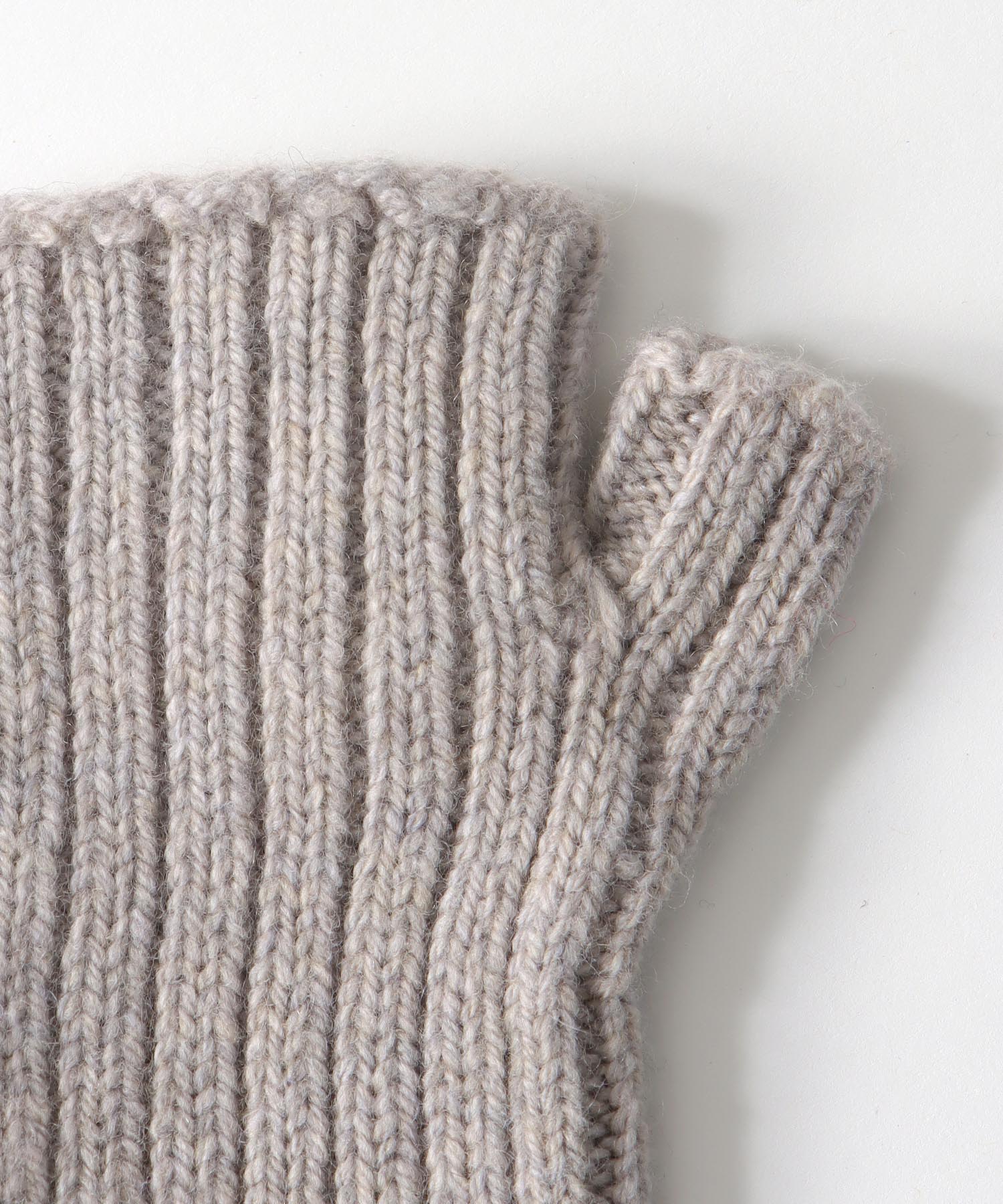 Rib Wristwarmers ウールグローブ【コージー/COSY】