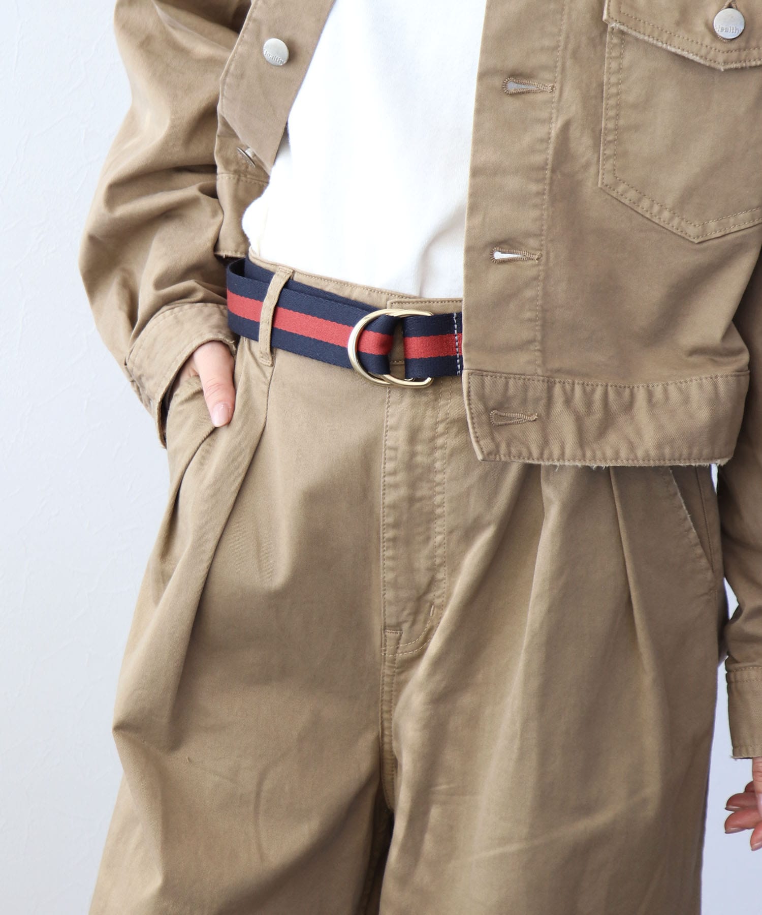 Wリングラインベルト【ハッドン アンド ジョーンズ/Haddon＆Jones】