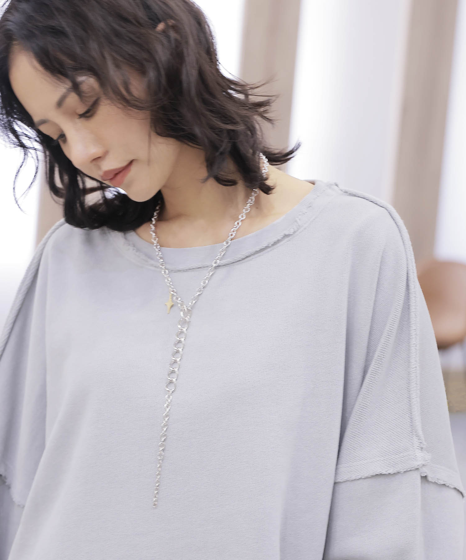 【8月28日予約販売】STAR&STRIPE 裏毛オーバーサイズトップス