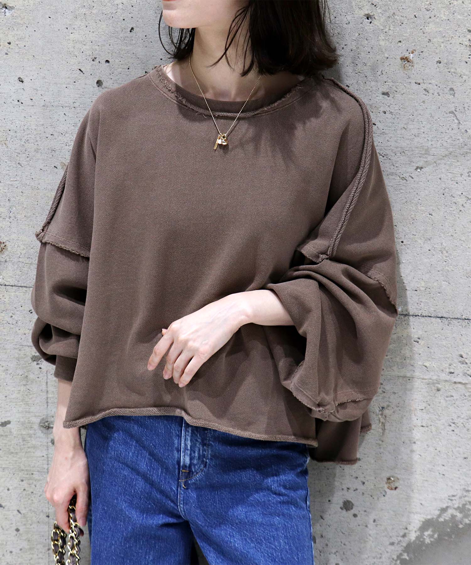 STAR&STRIPE 裏毛オーバーサイズトップス