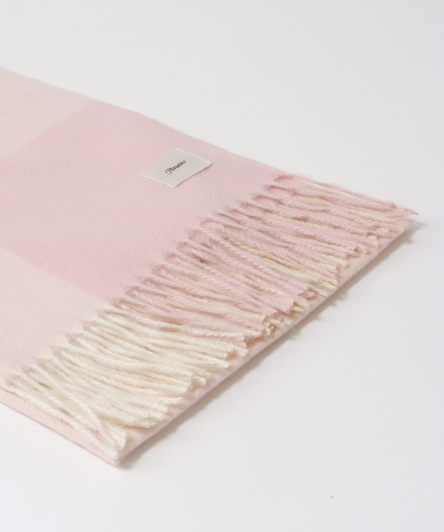 ソフトタッチ ブロックチェックストール