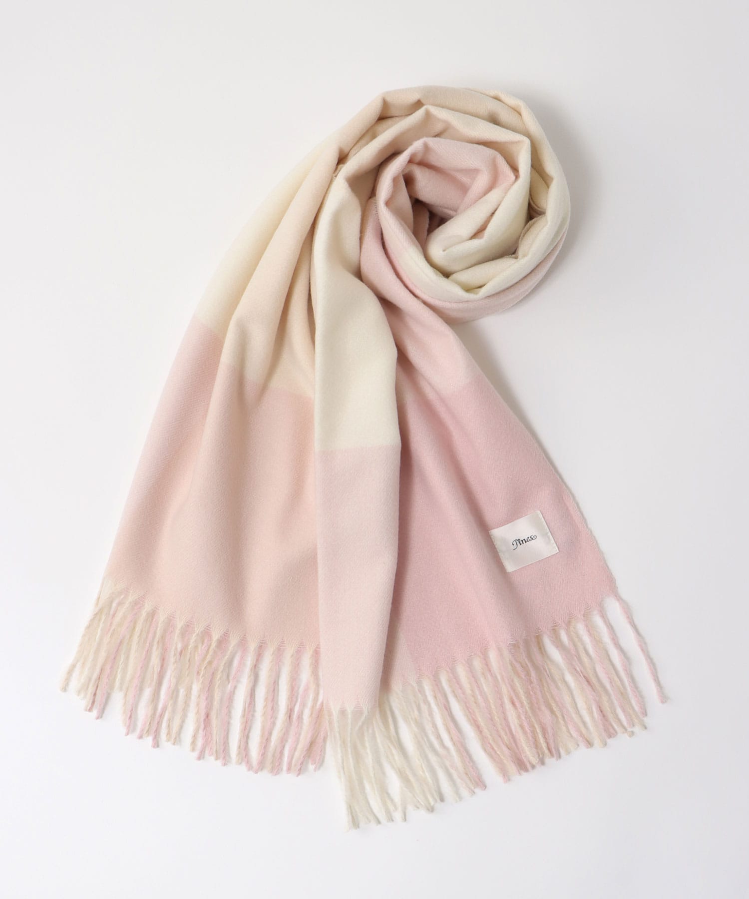 ソフトタッチ ブロックチェックストール