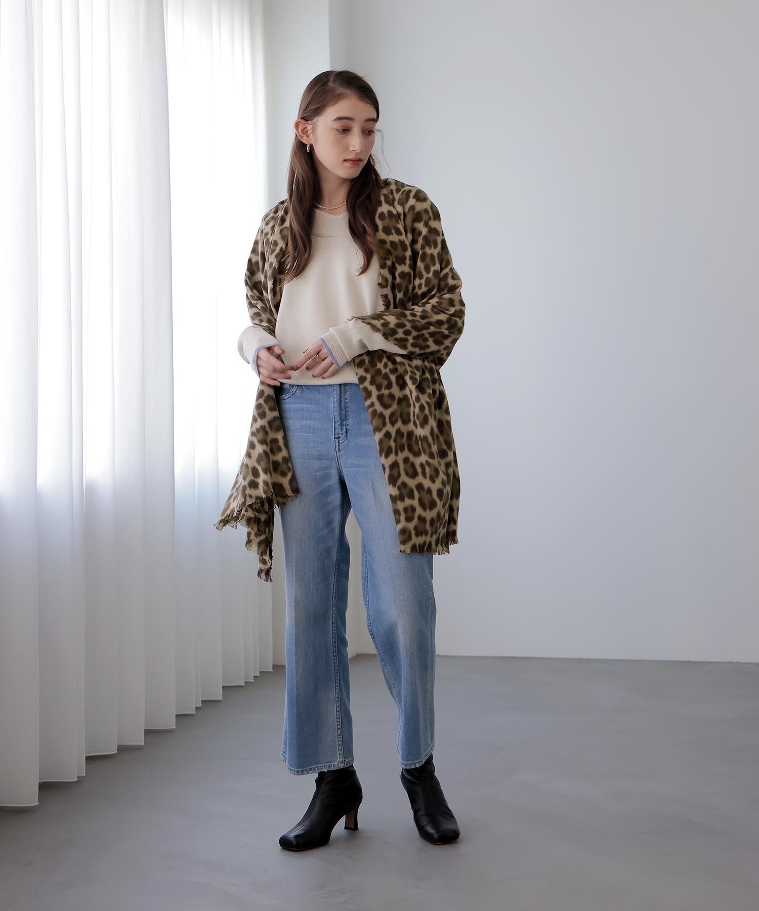 レオパードプリントストール