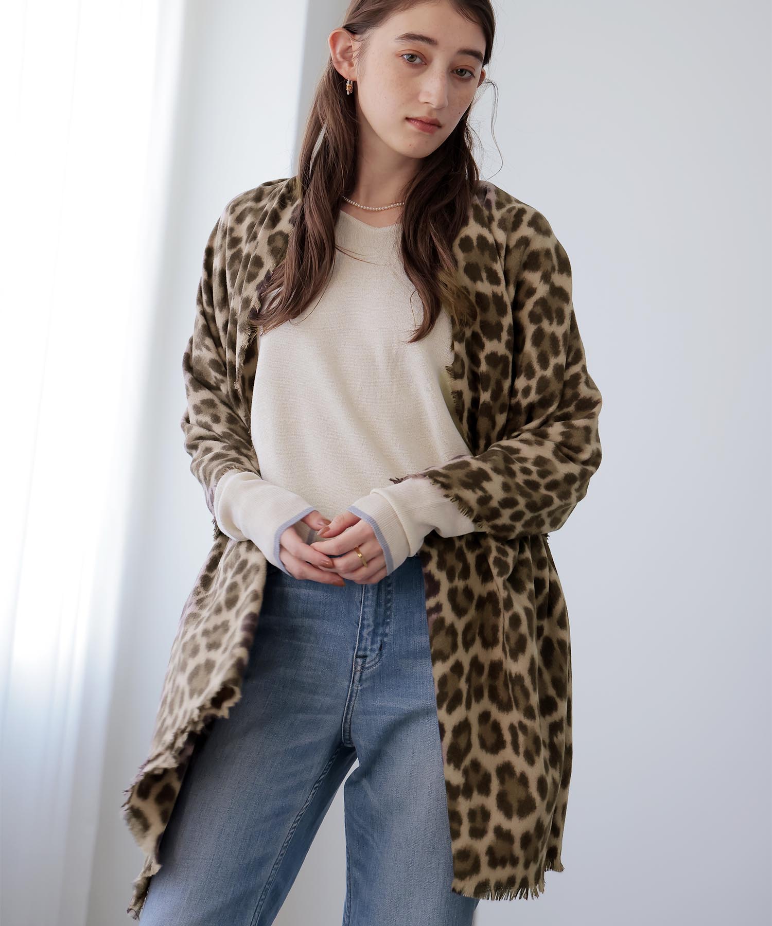 レオパードプリントストール
