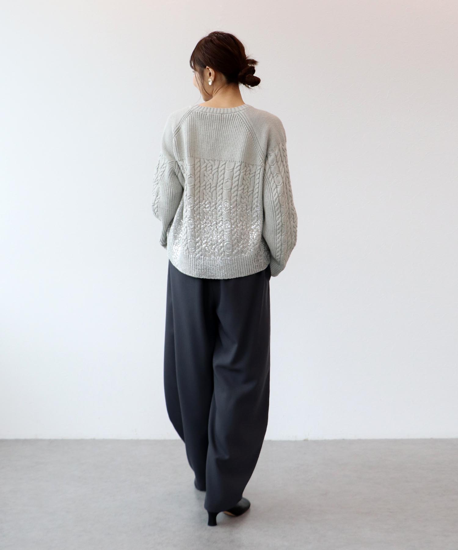 秋冬素材 モロッコパンツ