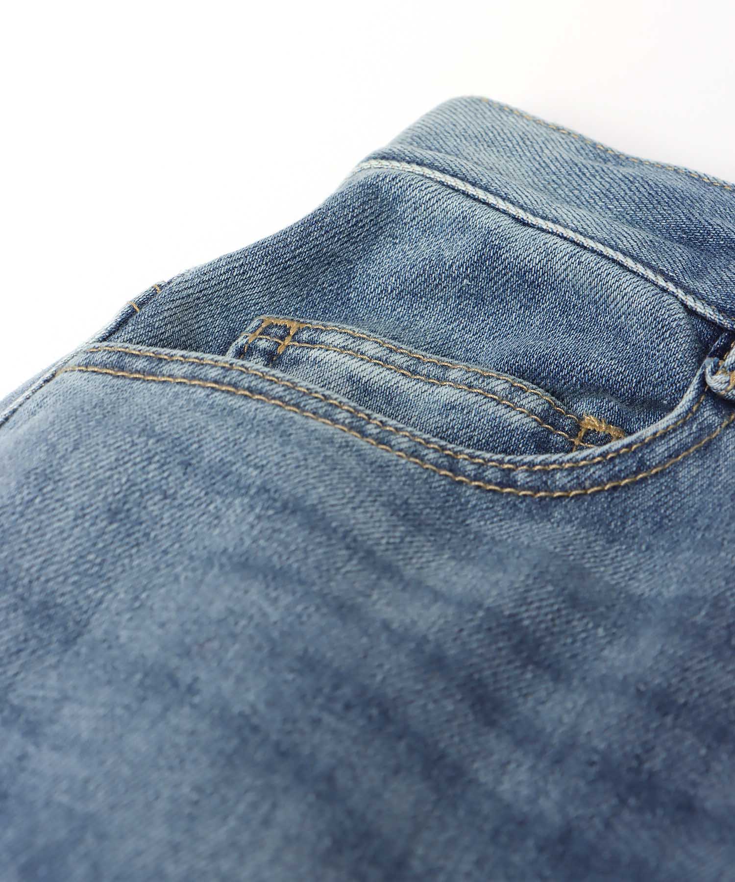 裏起毛モロッコデニムパンツ