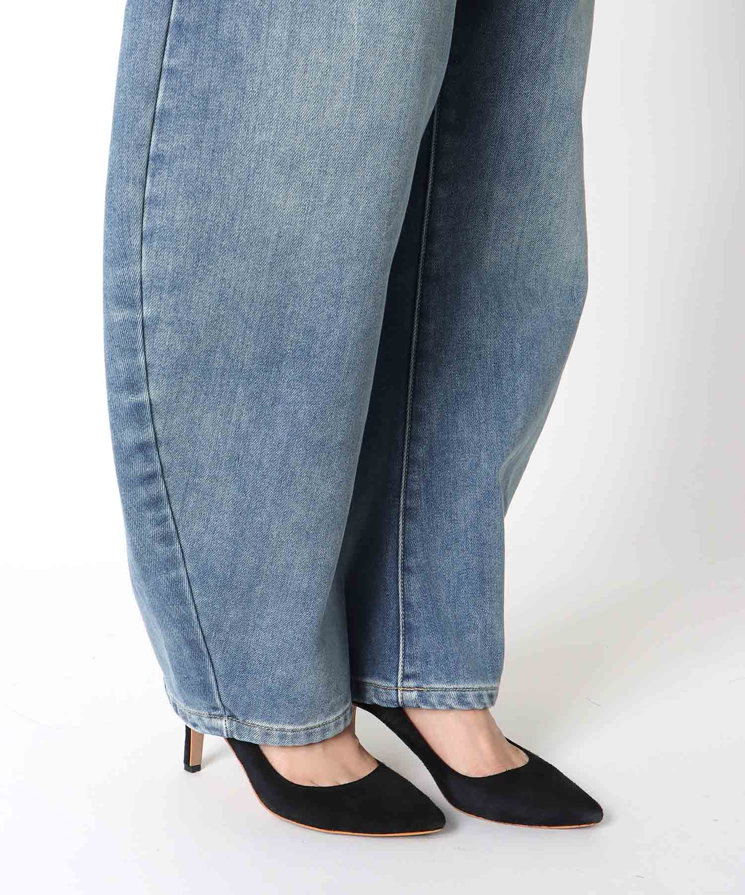 裏起毛モロッコデニムパンツ