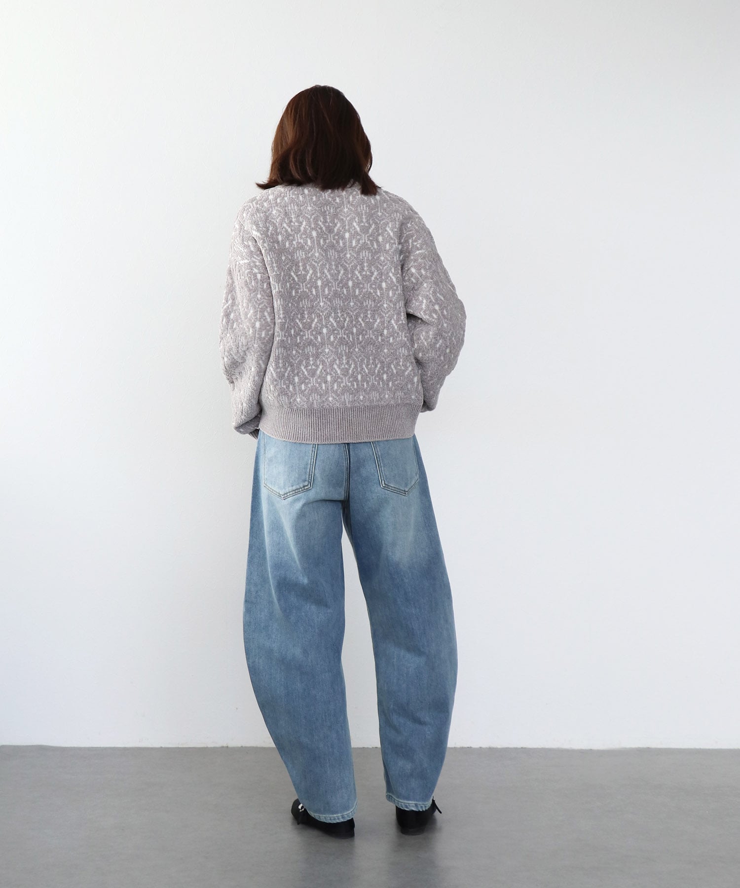 裏起毛モロッコデニムパンツ