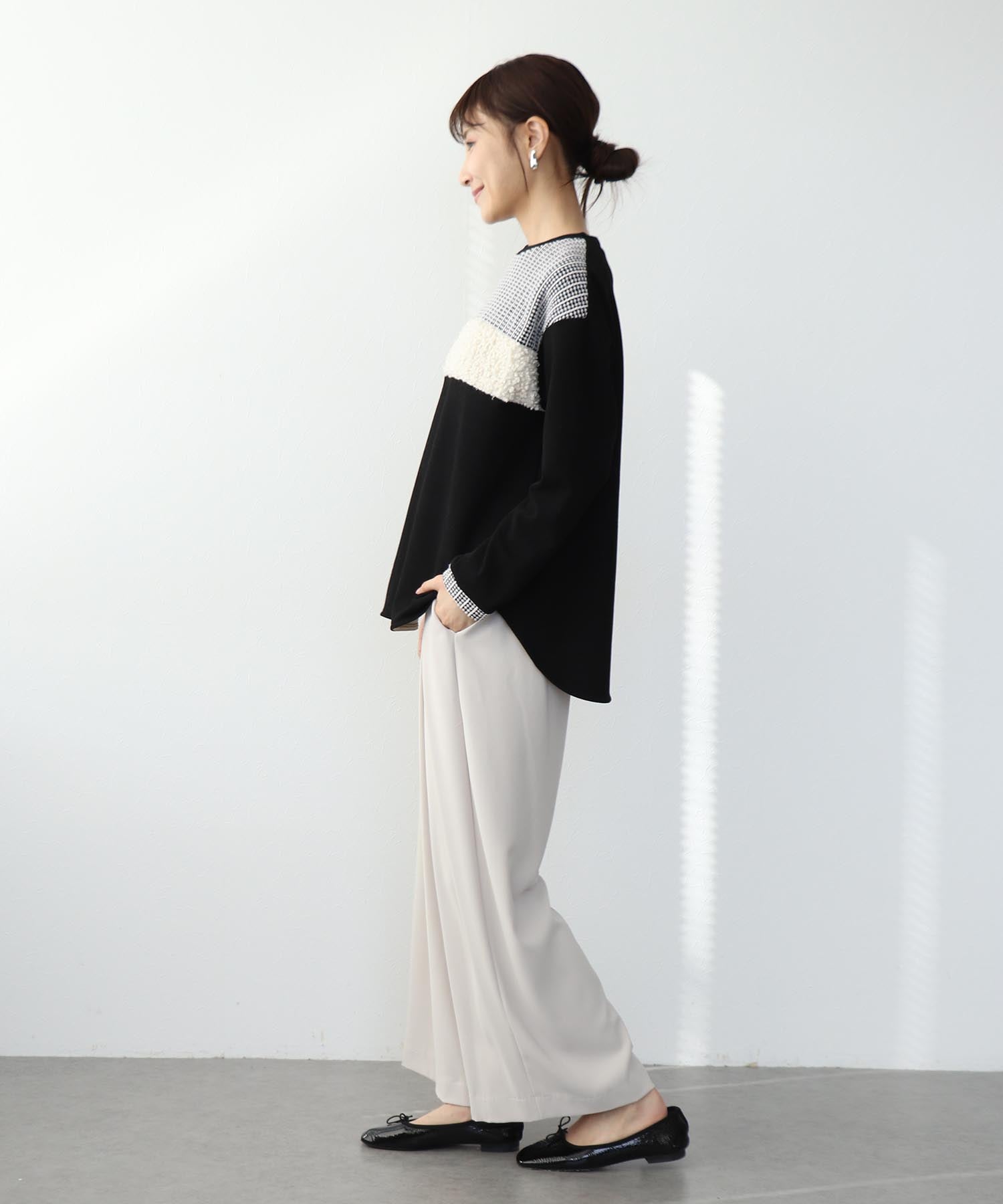 ２タックワイドパンツ