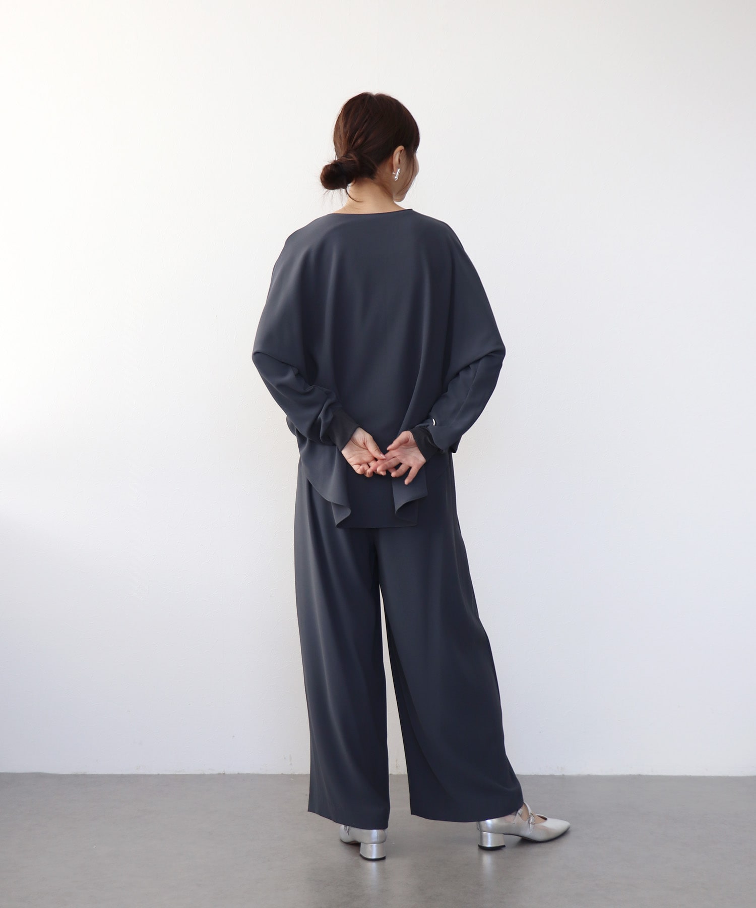 ２タックワイドパンツ