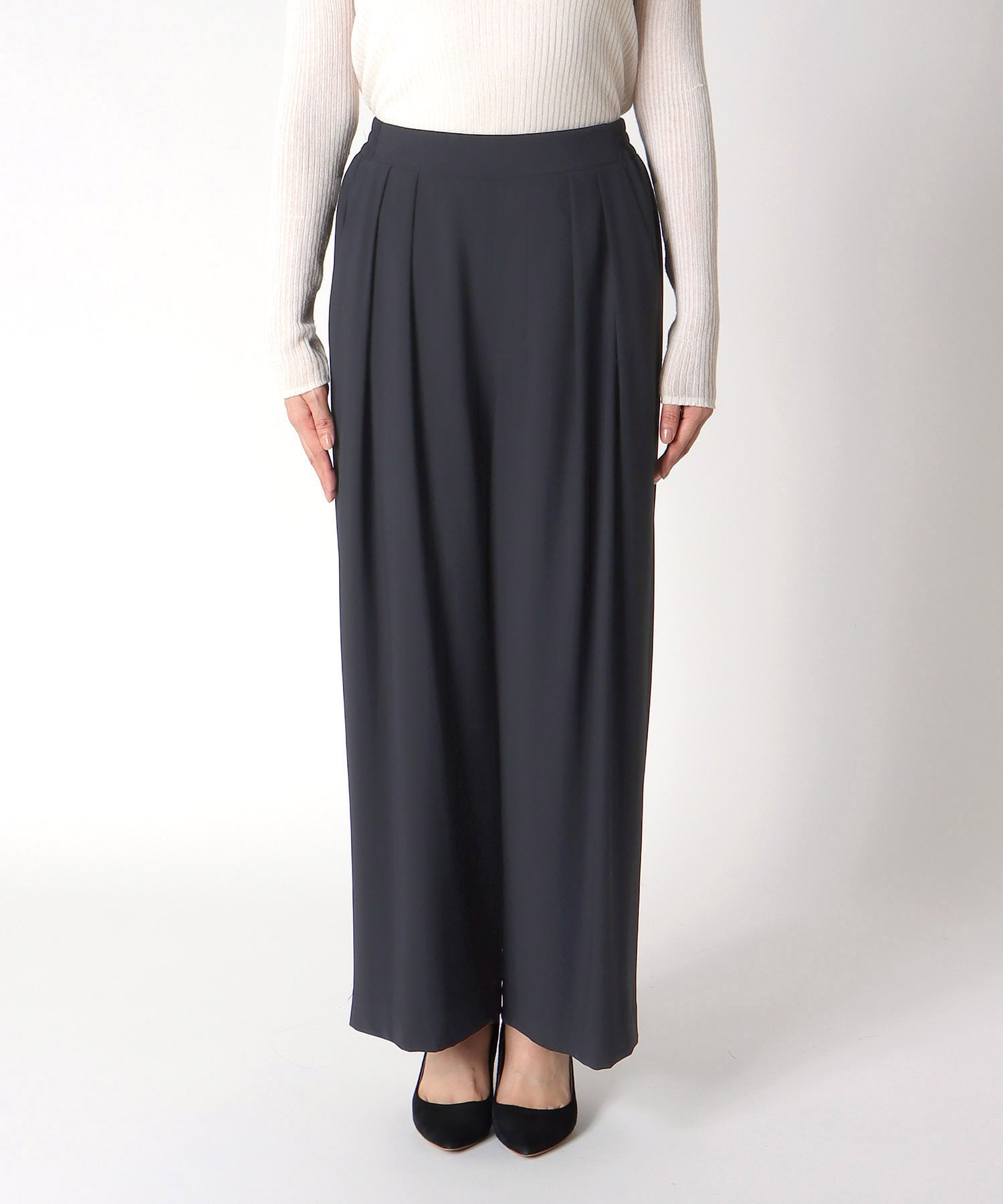 ２タックワイドパンツ