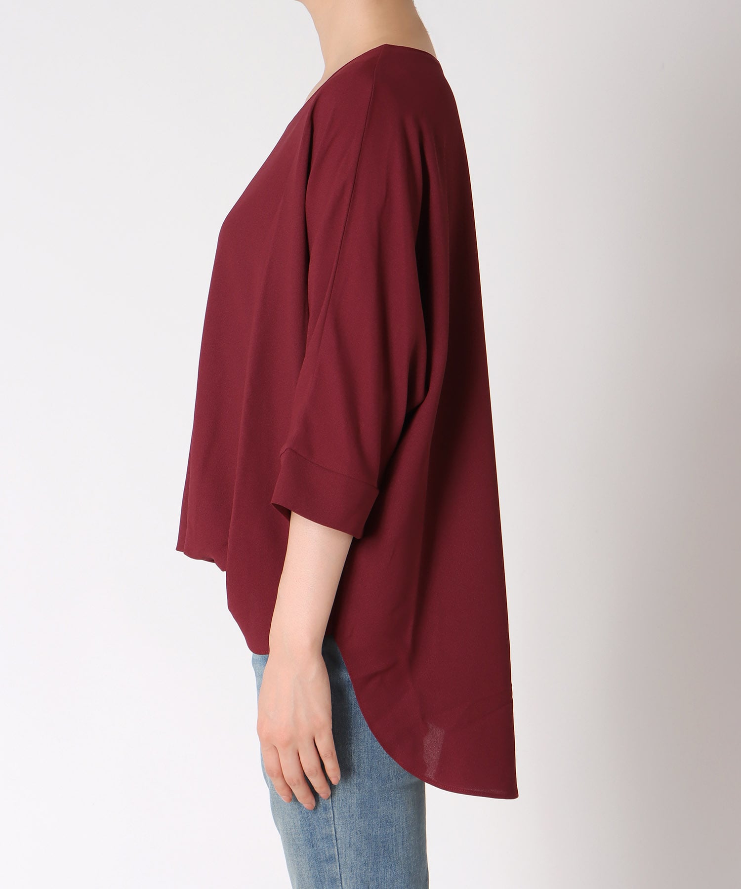 シフォン ブラウジングブラウス