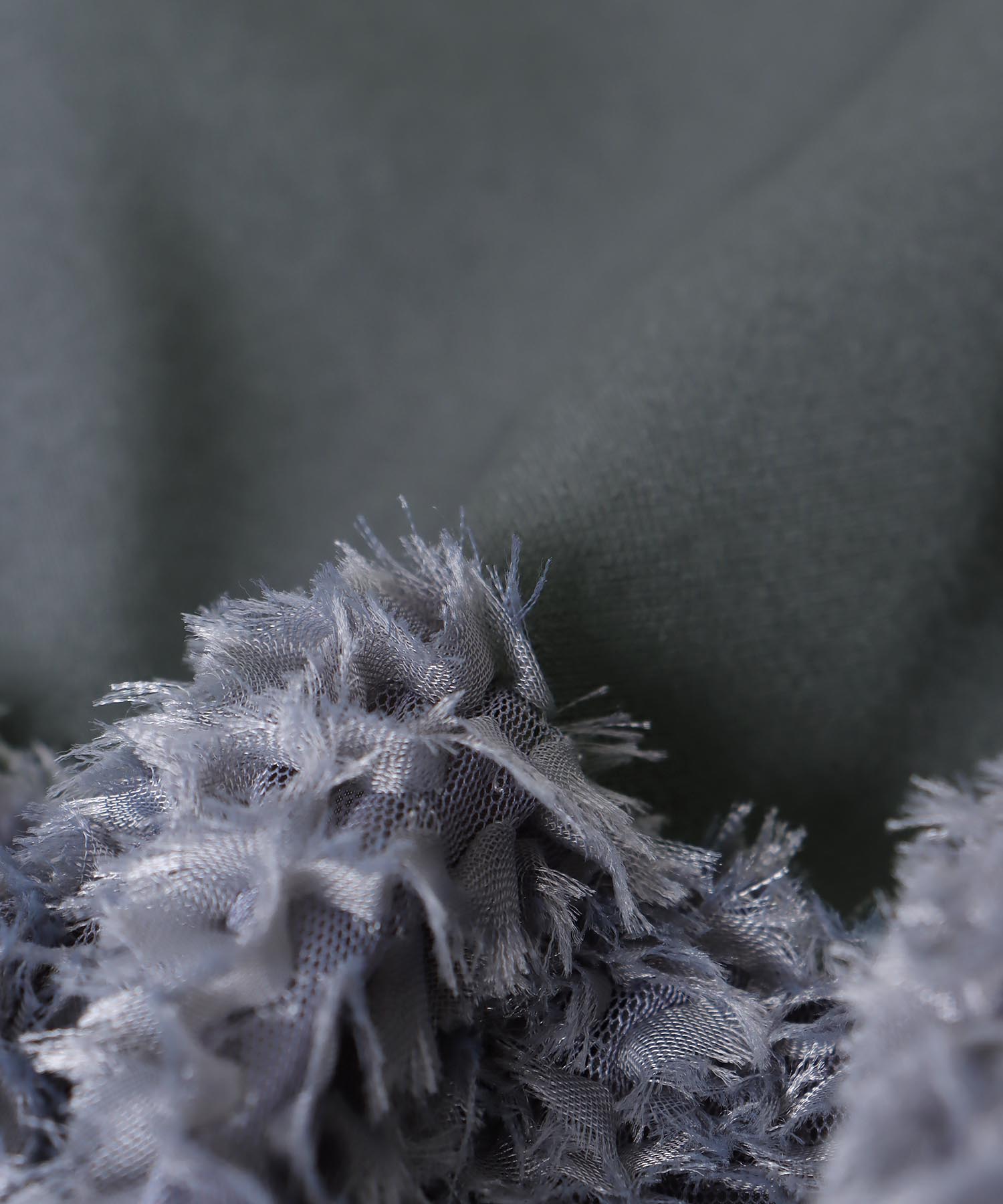 チュールペプラムブラウス