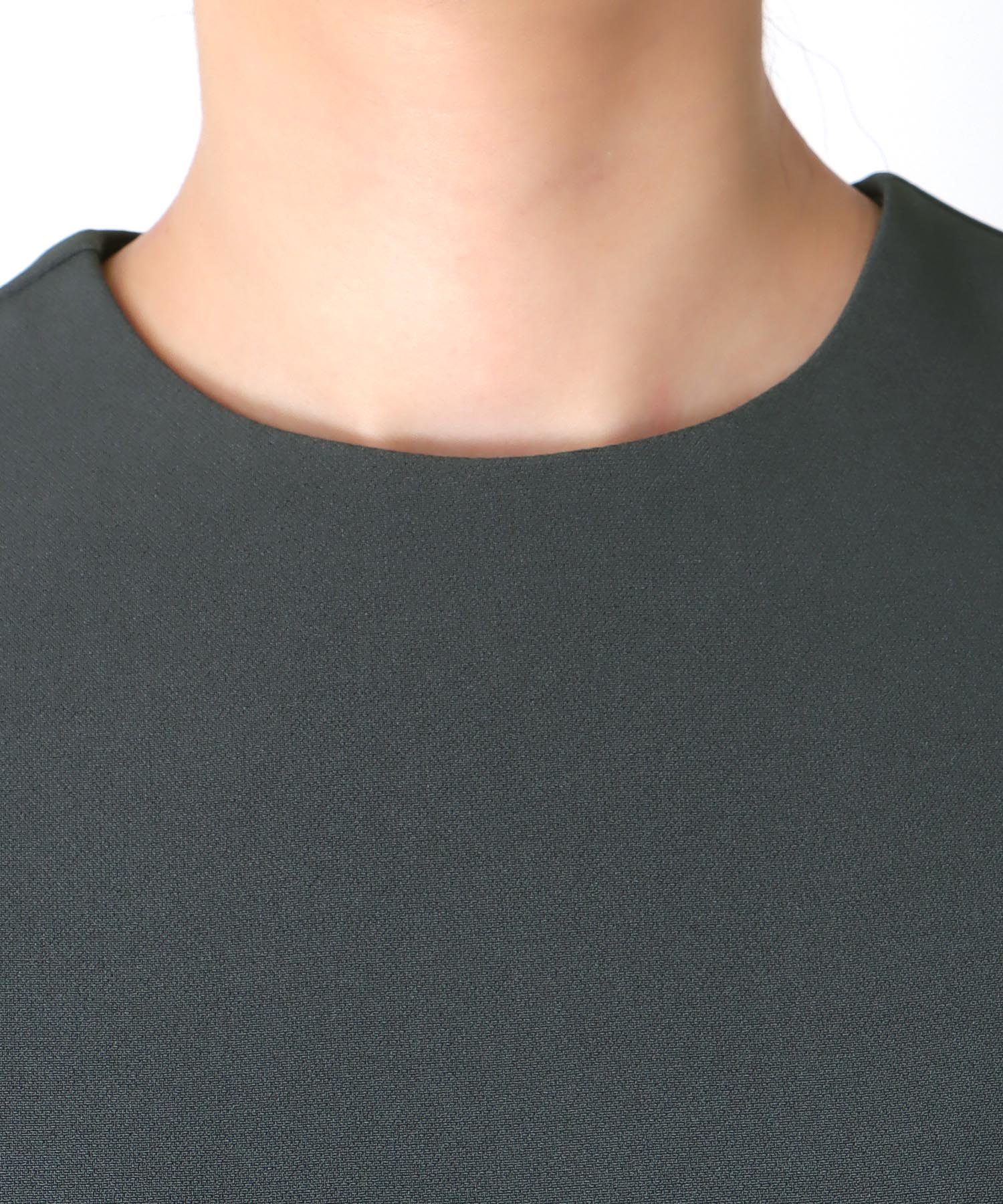 チュールペプラムブラウス