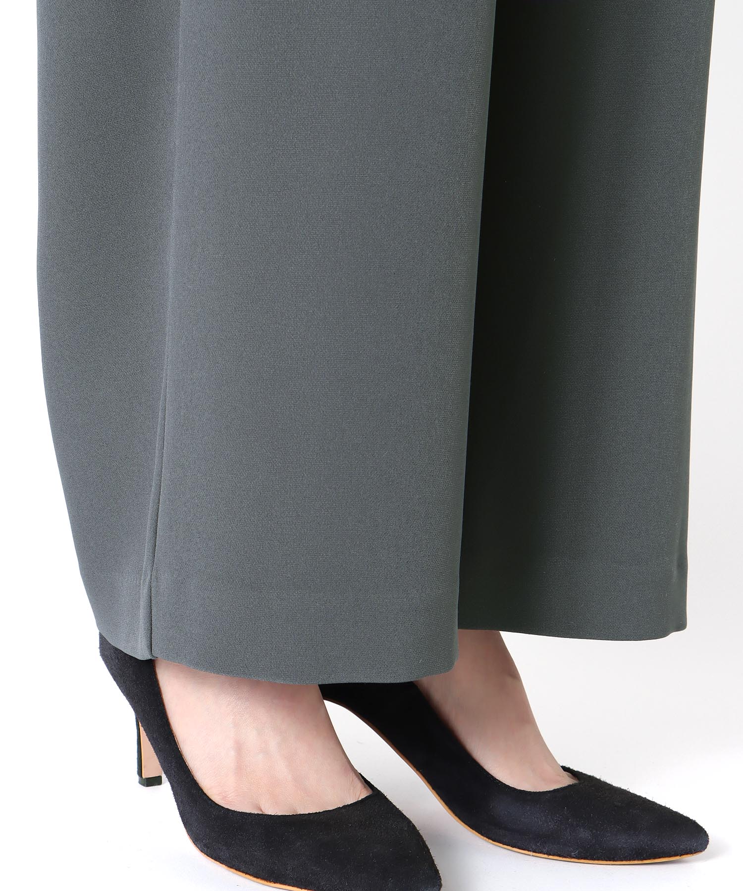 ハイウエストカーブワイドパンツ